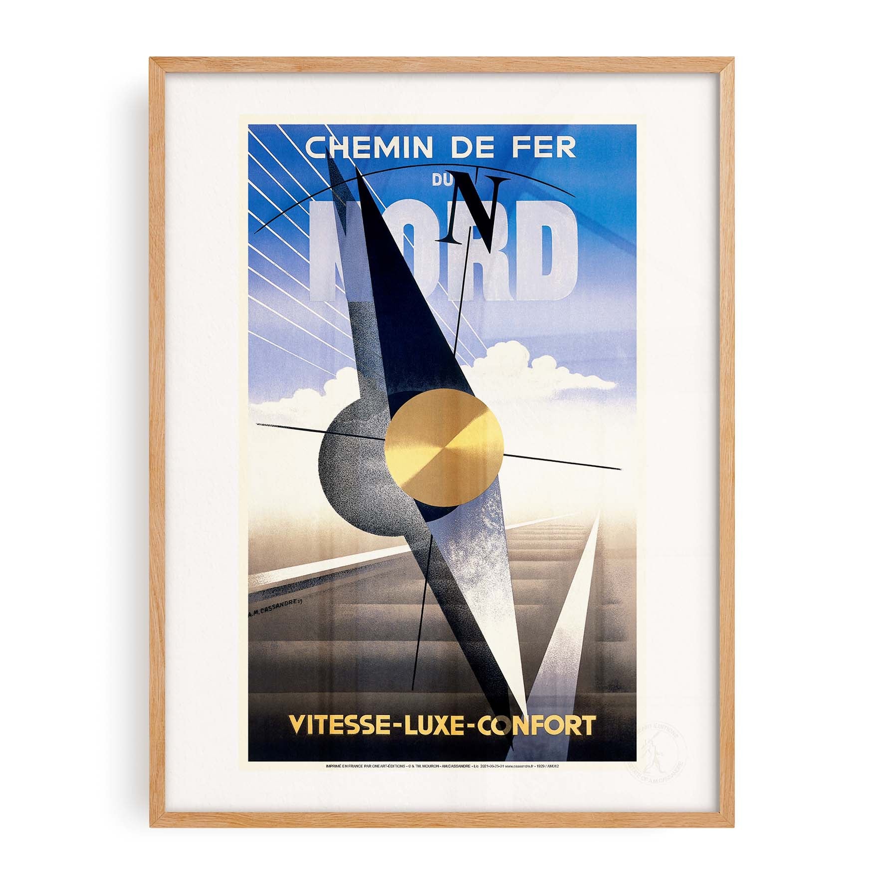Affiche Cassandre - Chemin de fer du Nord