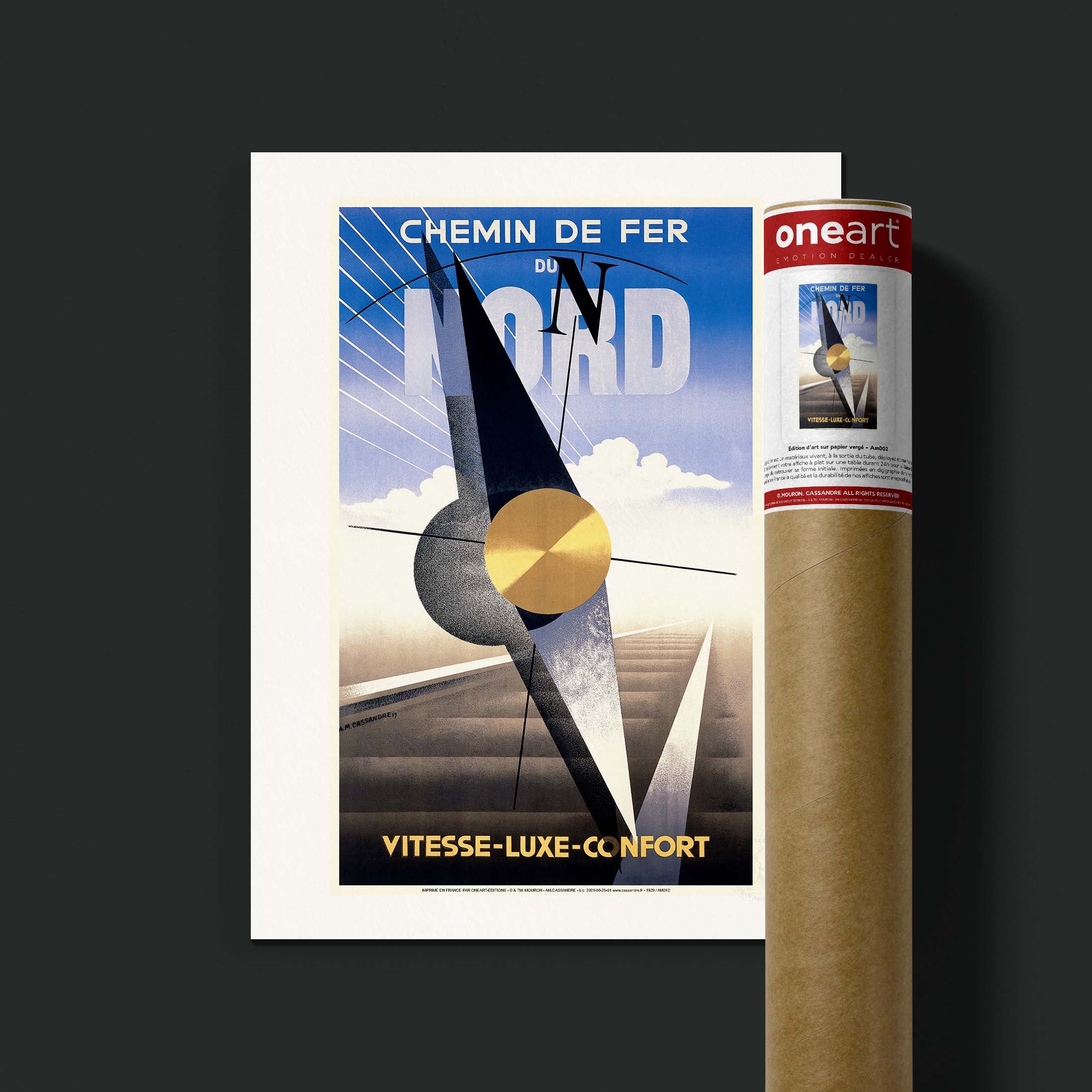 Affiche Cassandre - Chemin de fer du Nord