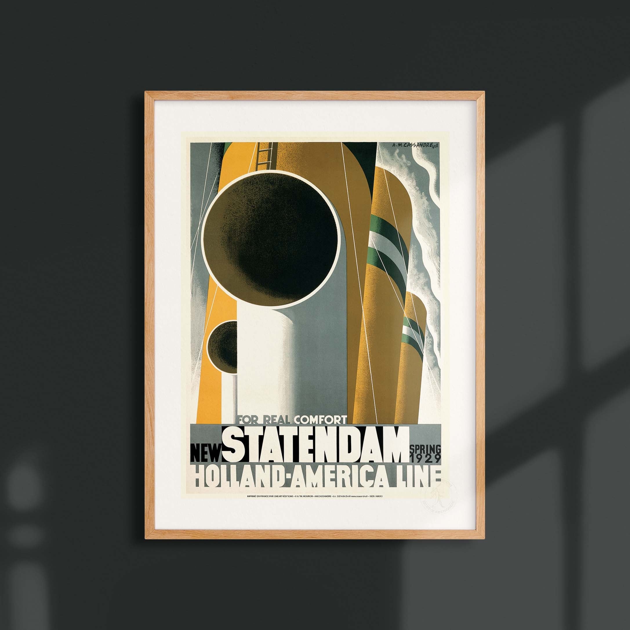 Affiche "Les Imparfaits" Cassandre - Statendam