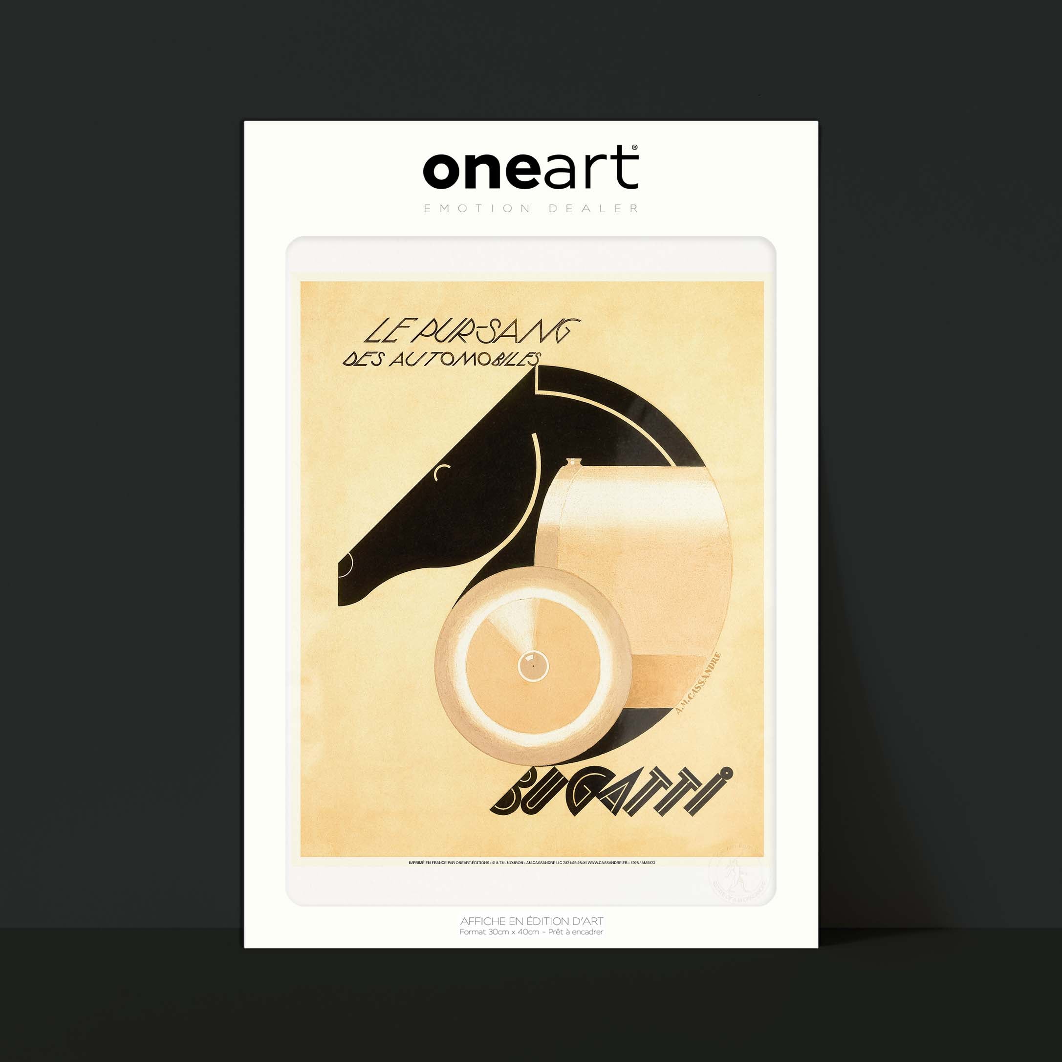 Affiche Cassandre - Bugatti