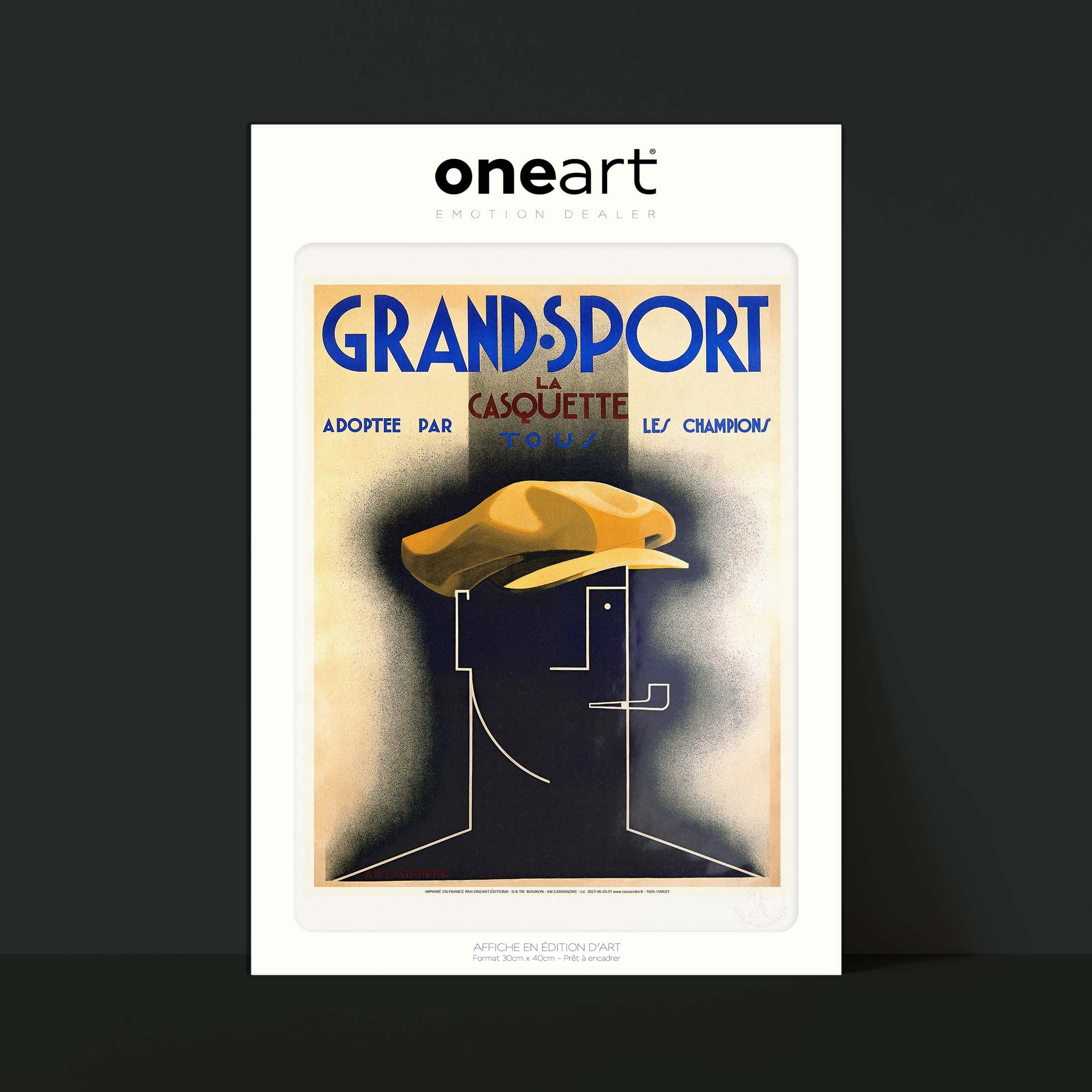 Affiche Cassandre - Grand Sport