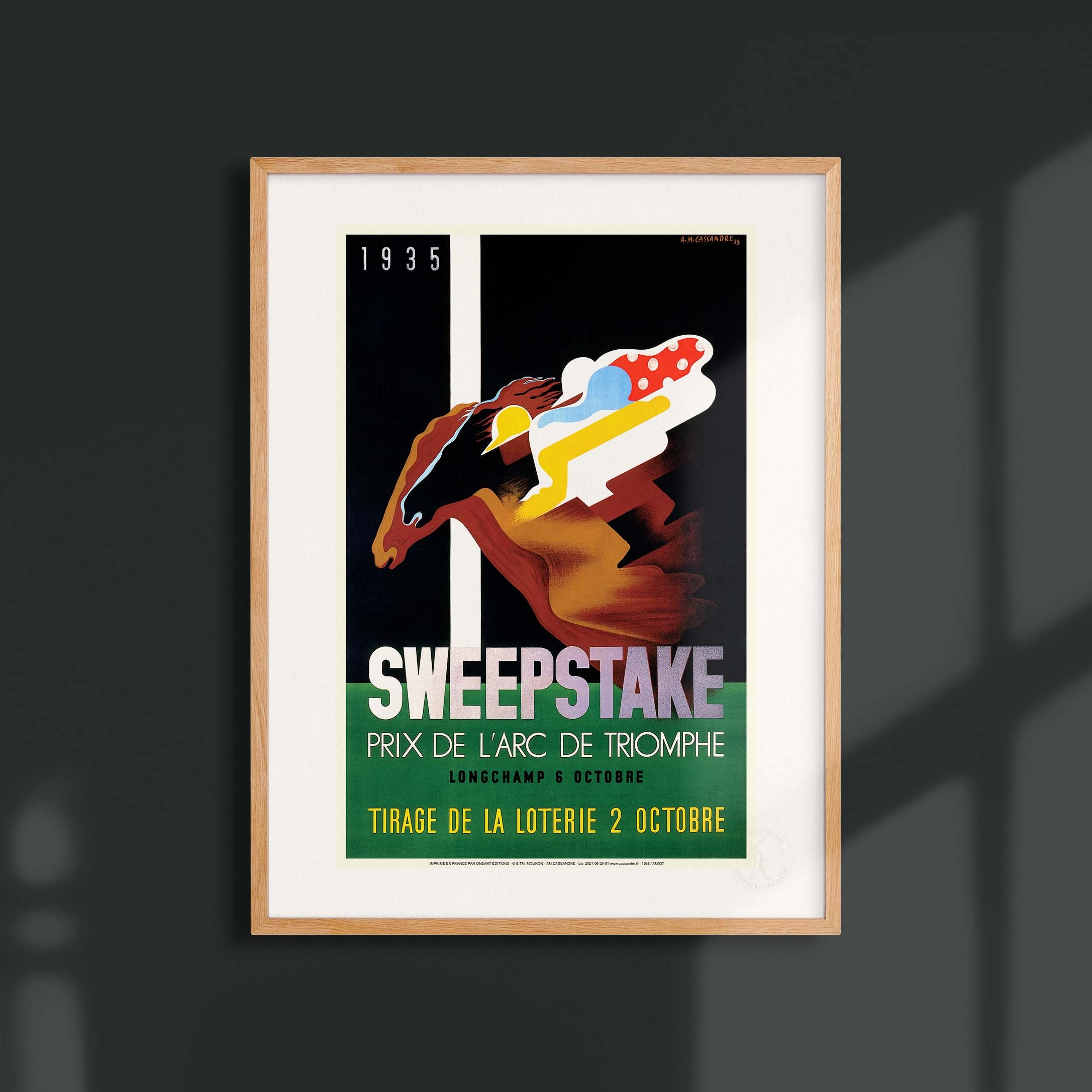Affiche Cassandre - Sweepstake