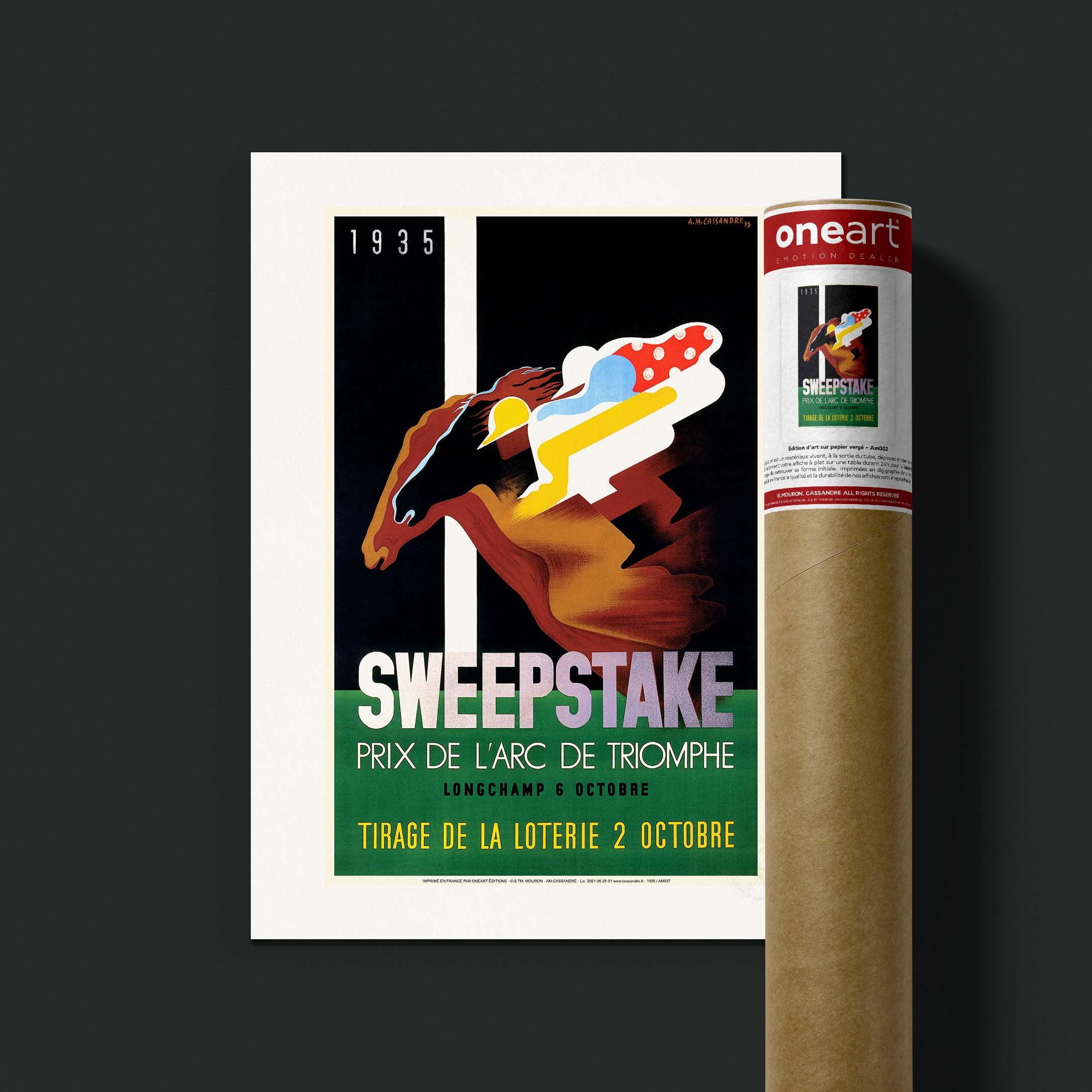 Affiche Cassandre - Sweepstake