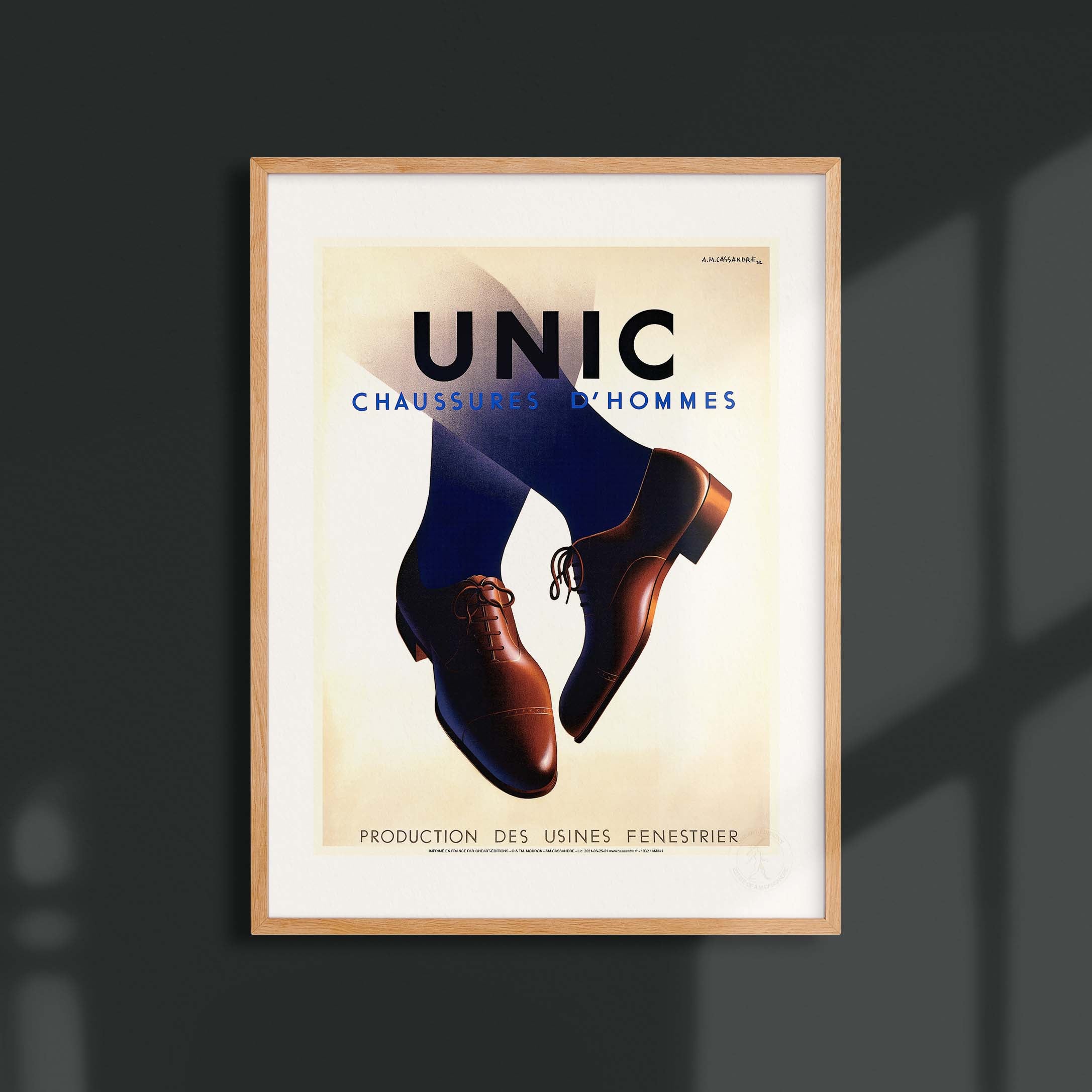 Affiche Cassandre - Unic