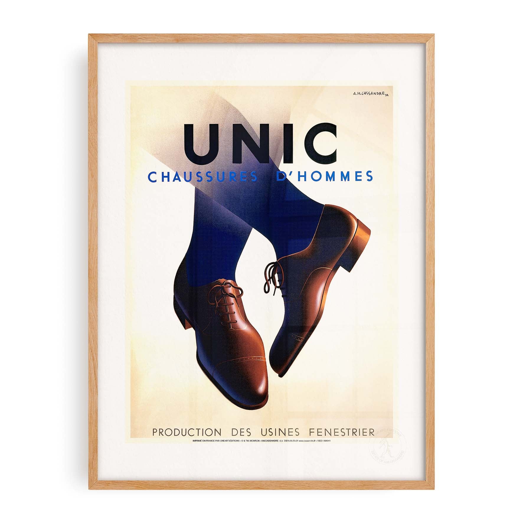 Affiche Cassandre - Unic