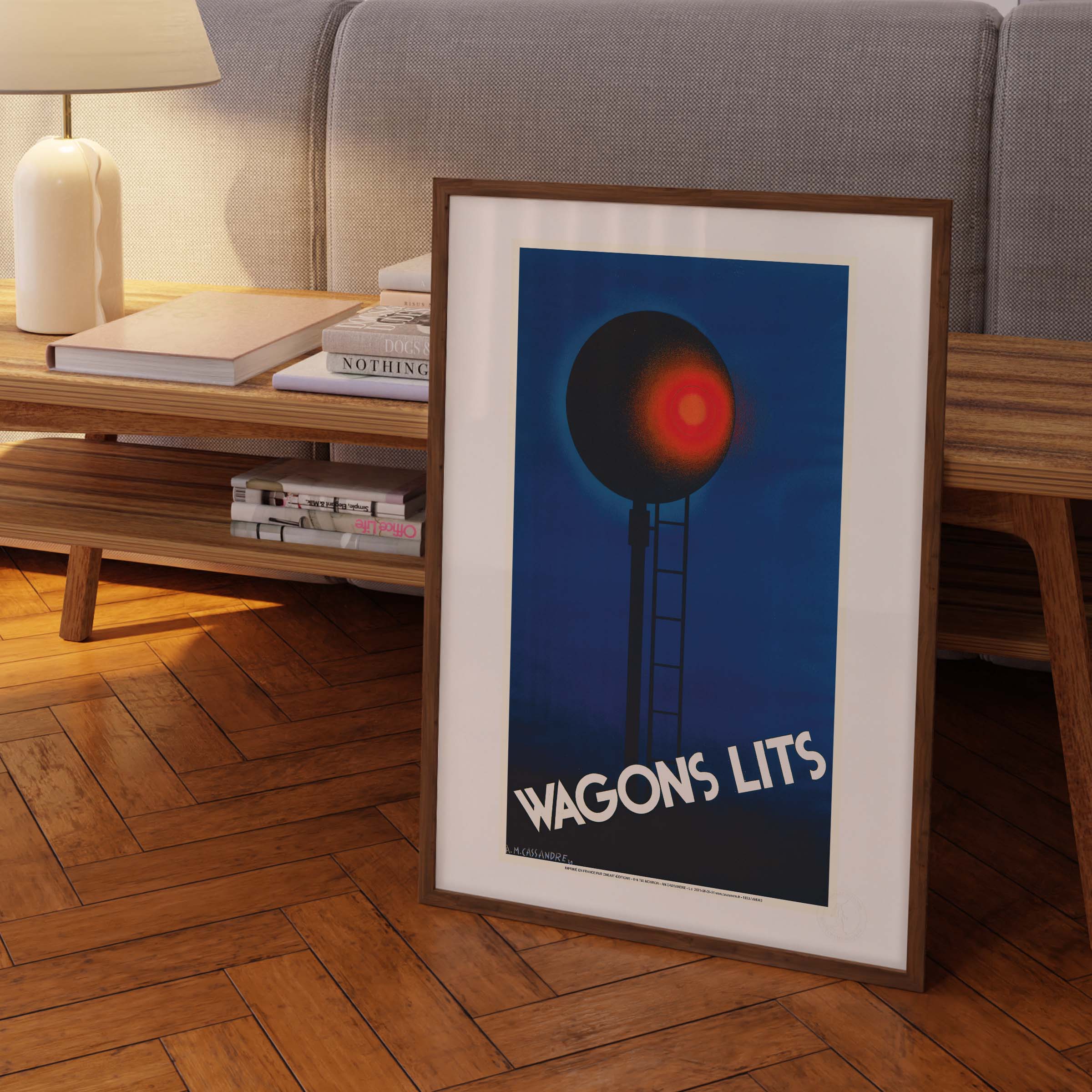 Affiche Cassandre - Wagons lits nuit