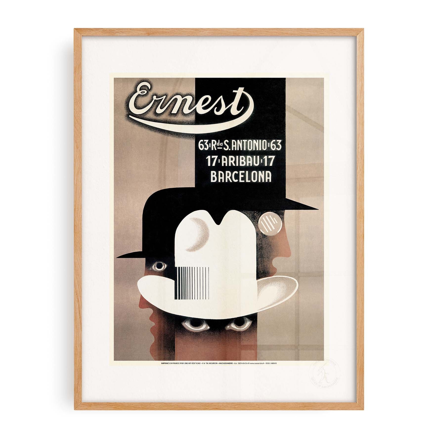 Affiche Cassandre - Ernest