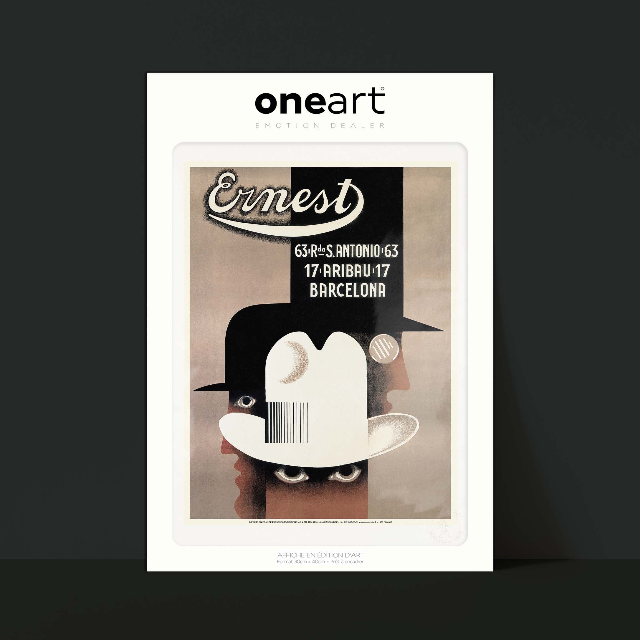 Affiche Cassandre - Ernest