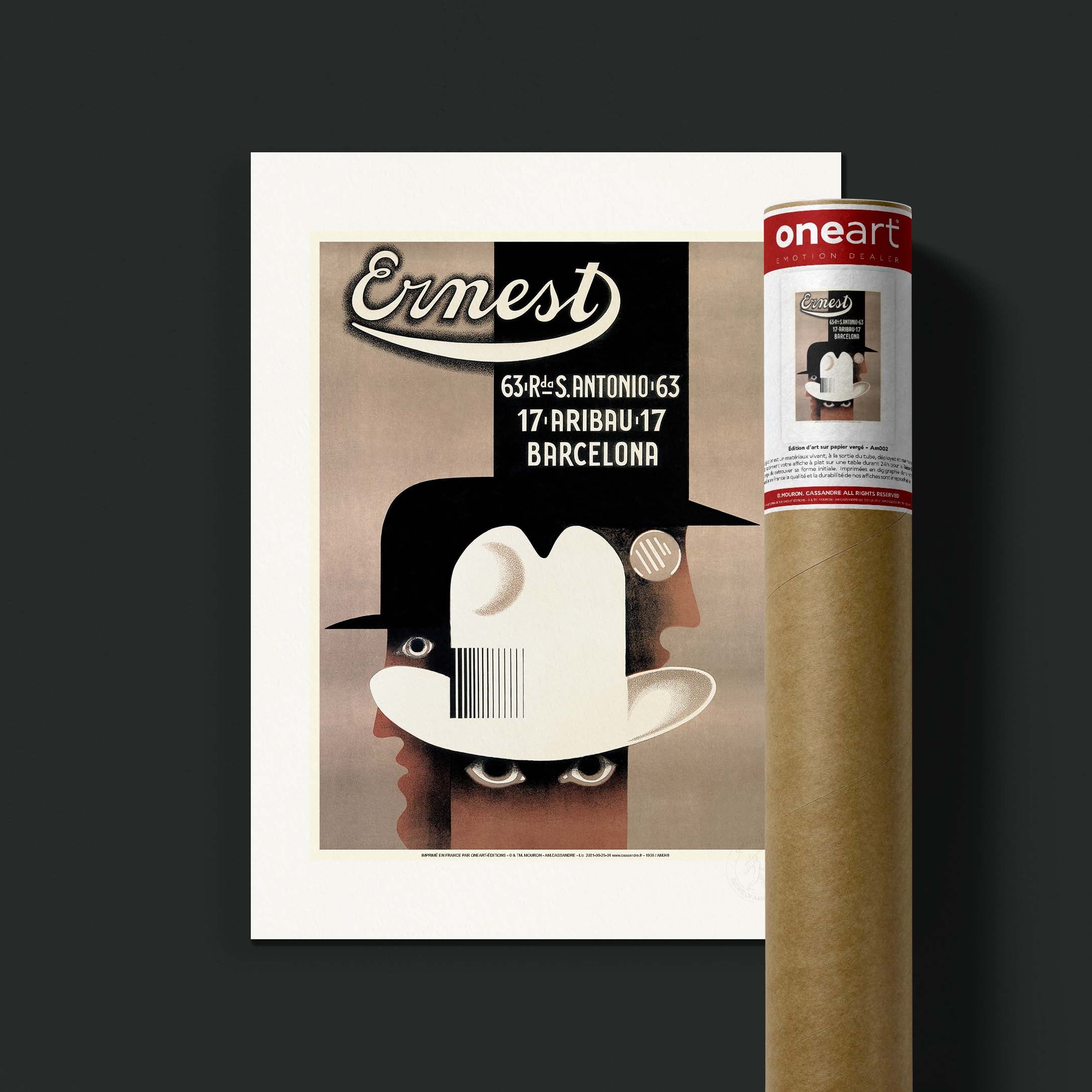Affiche Cassandre - Ernest