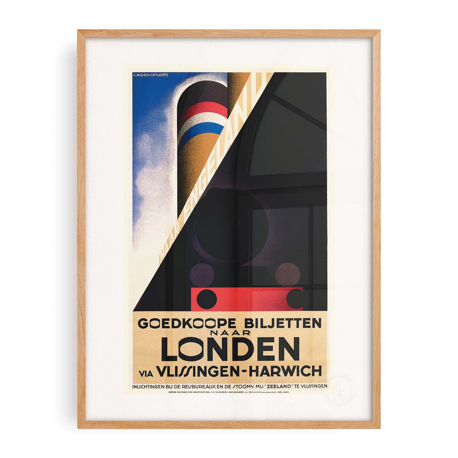 Affiche Cassandre - Londen