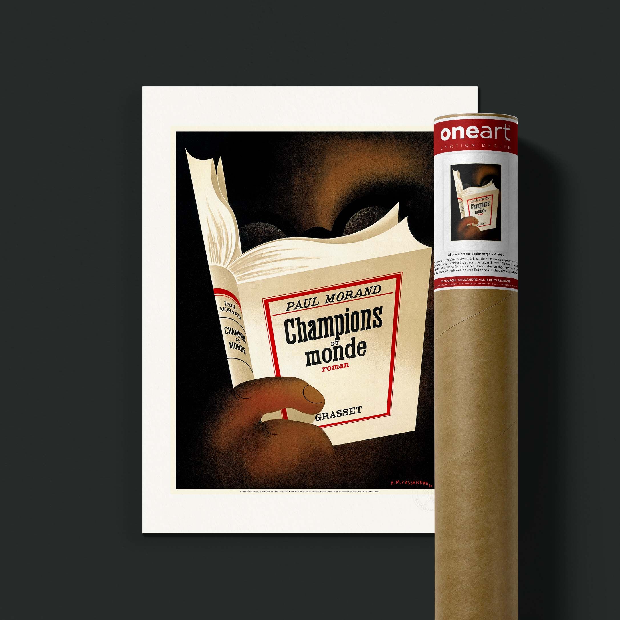 Affiche Cassandre - Champions du monde