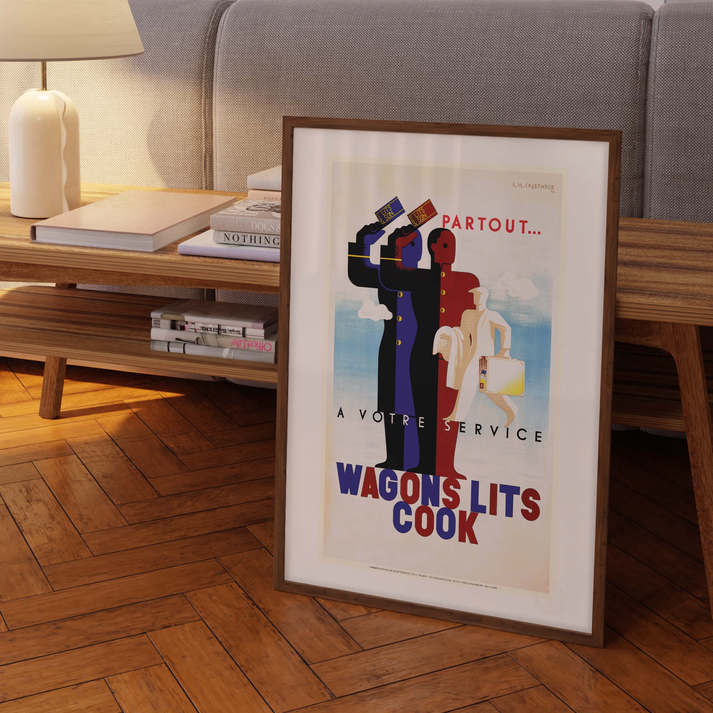 Affiche Cassandre - Wagons lits cook