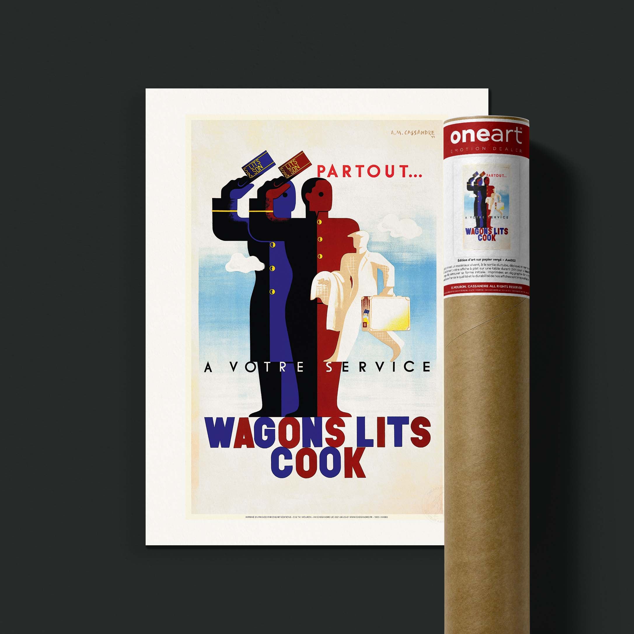 Affiche Cassandre - Wagons lits cook
