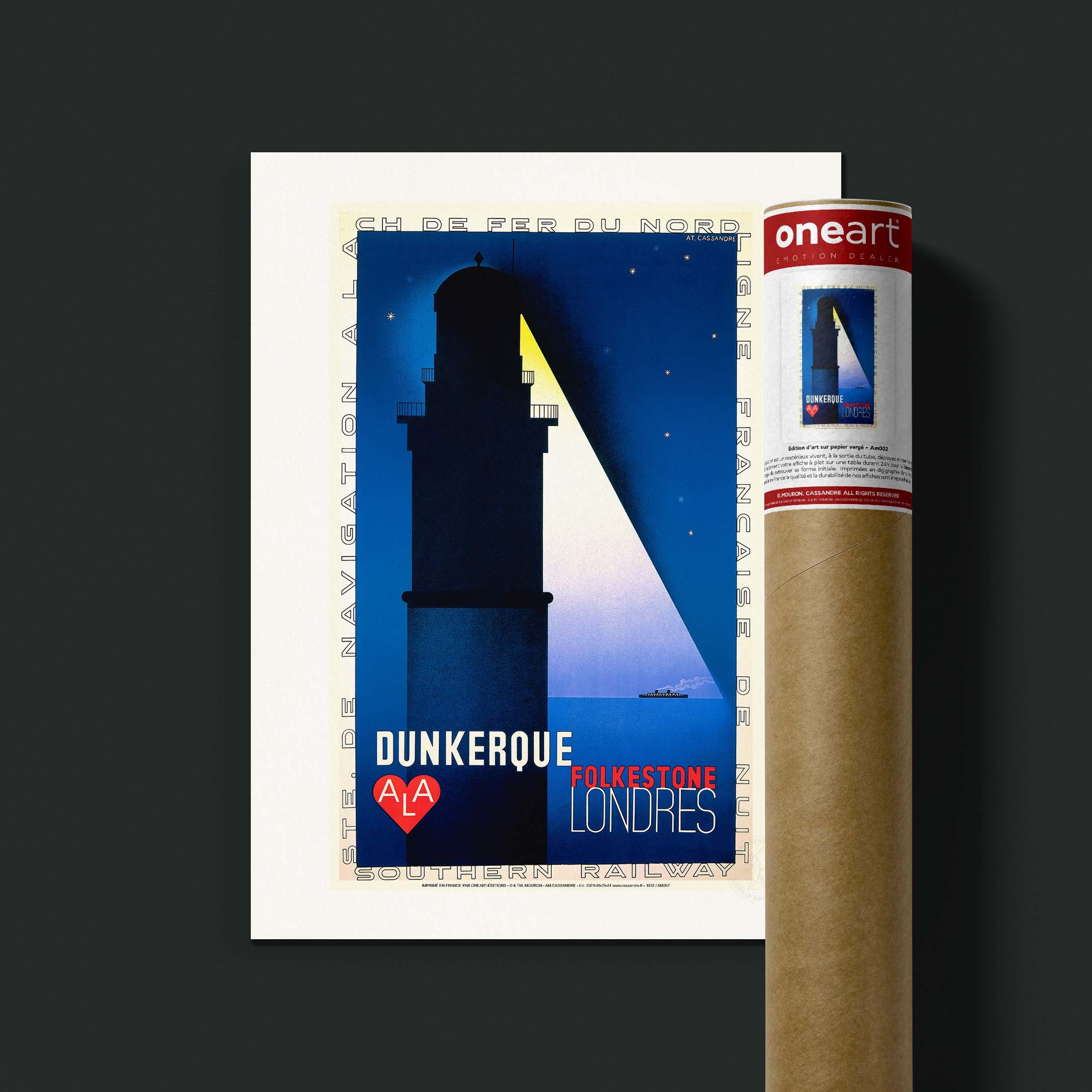 Affiche Cassandre - Dunkerque