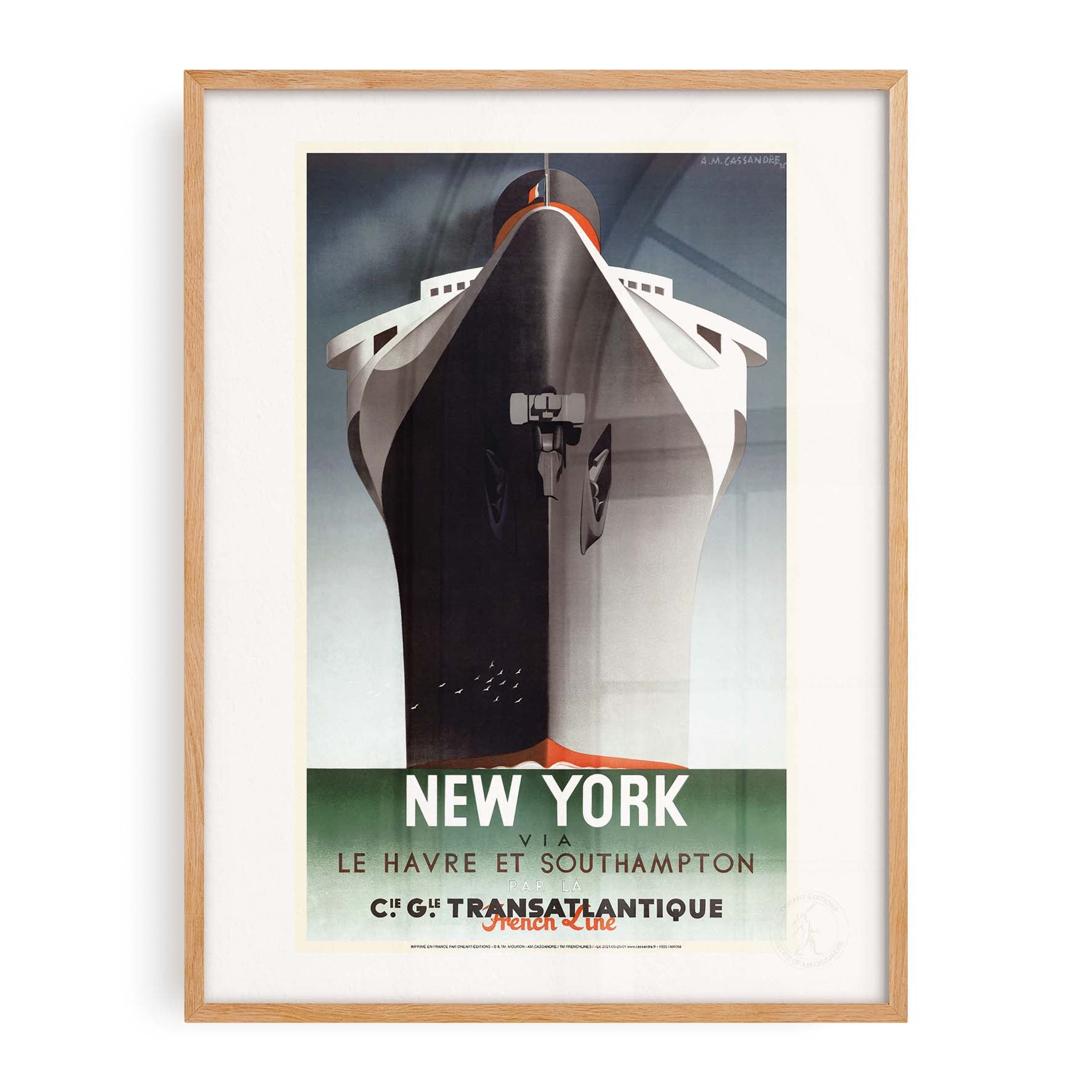 Affiche Cassandre - New York