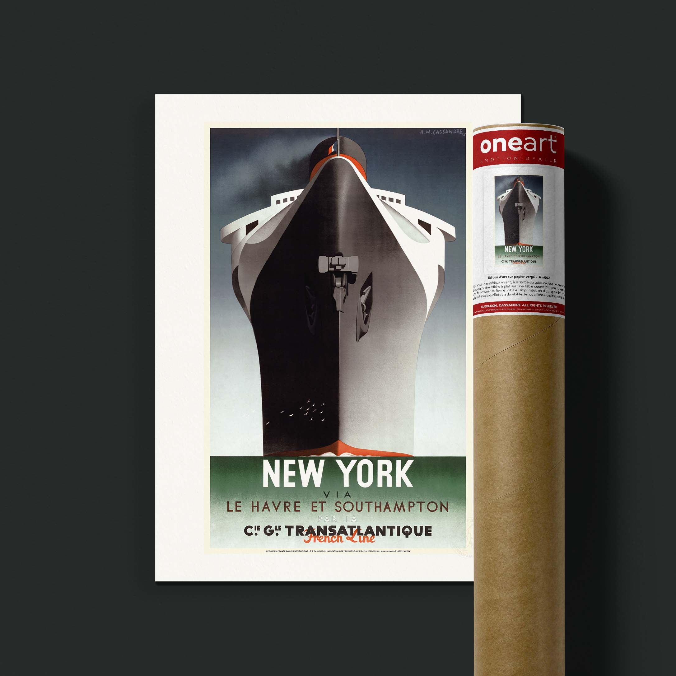 Affiche Cassandre - New York