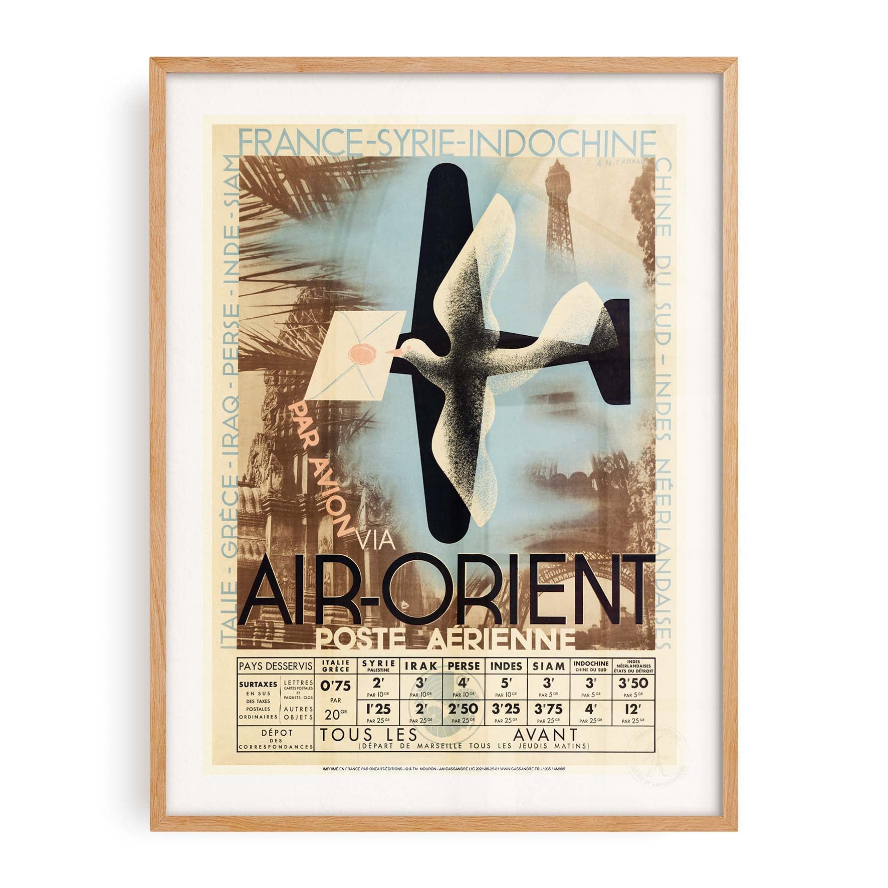 Affiche Cassandre - Air Orient