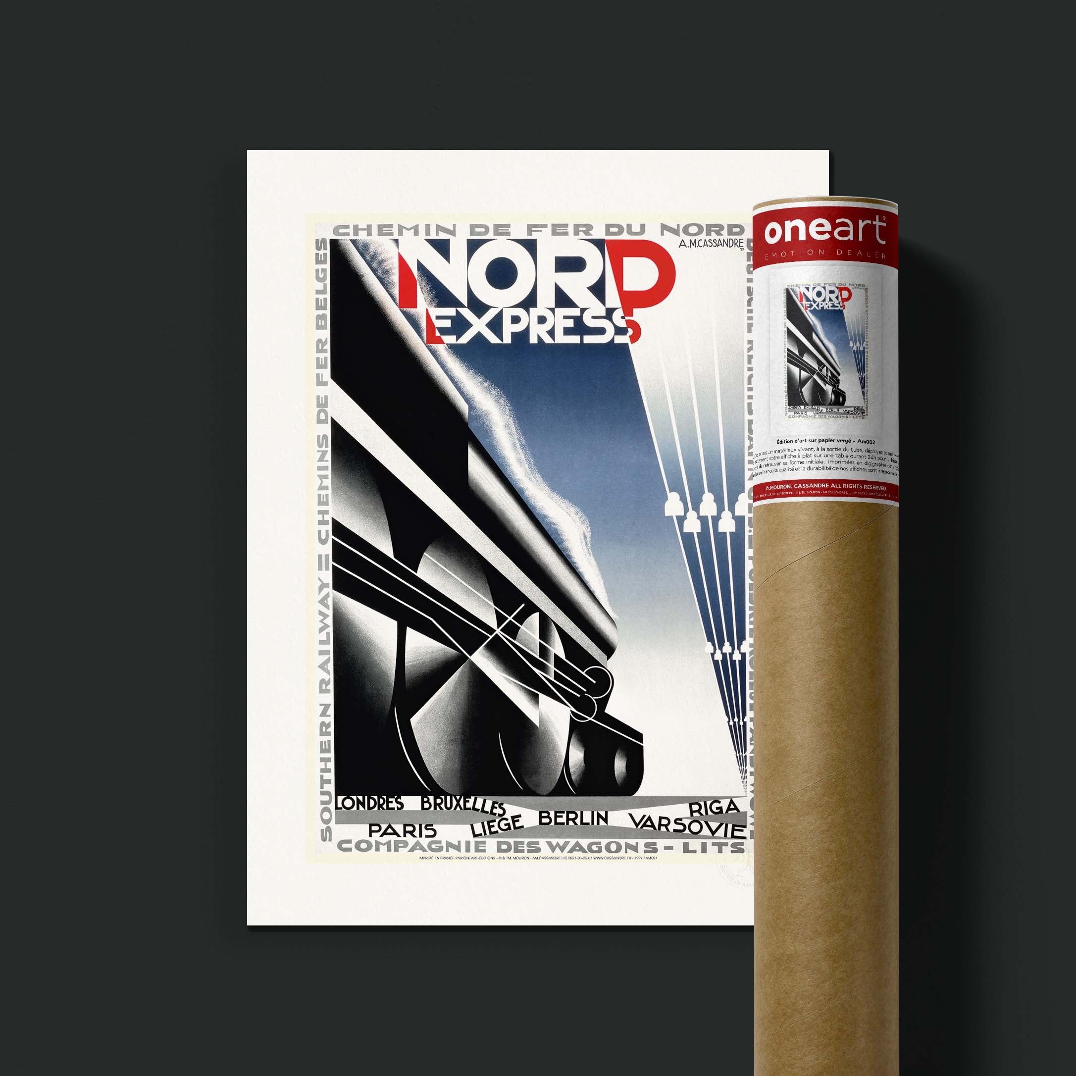 Affiche Cassandre - Nord Express