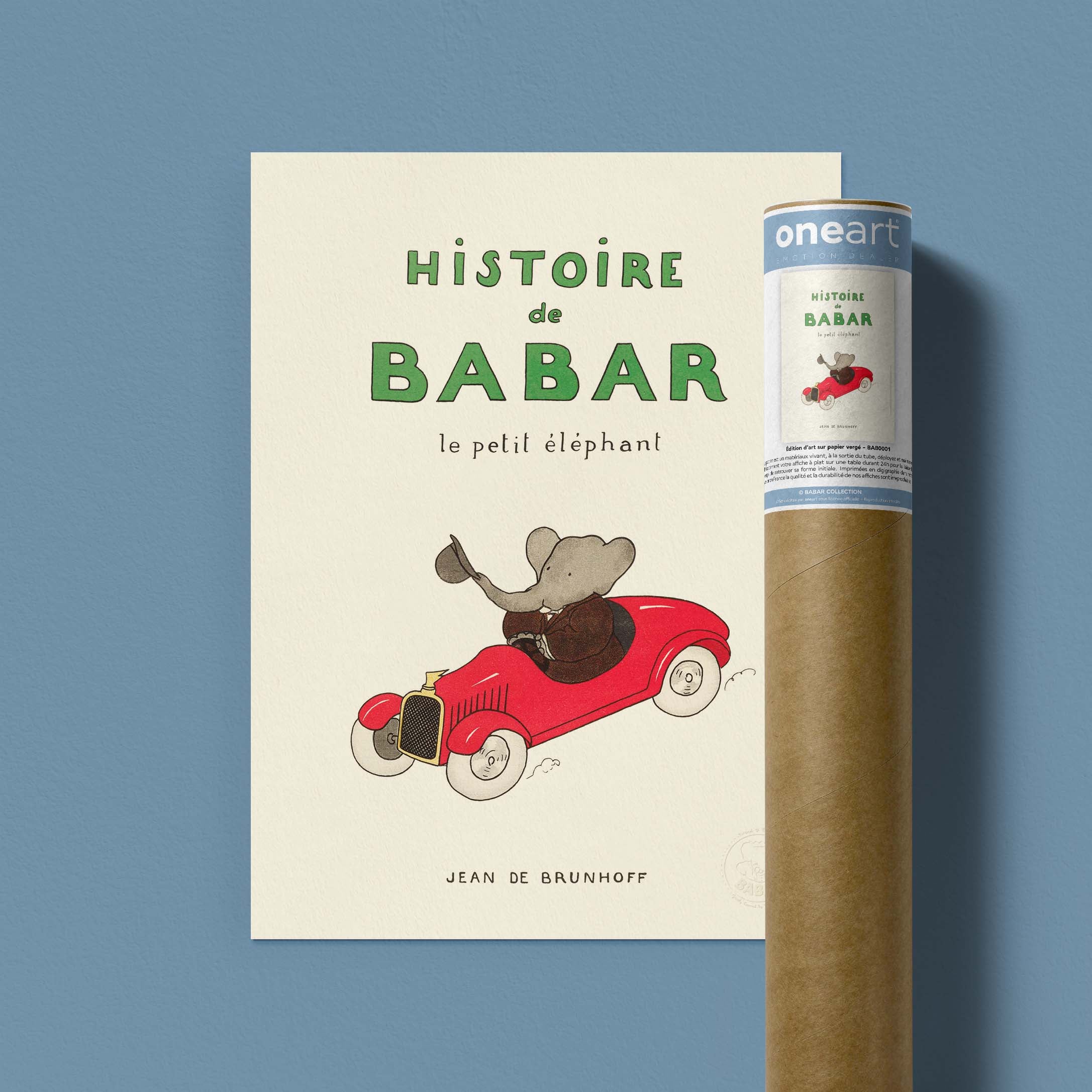 Affiche Histoire de Babar-oneart.fr