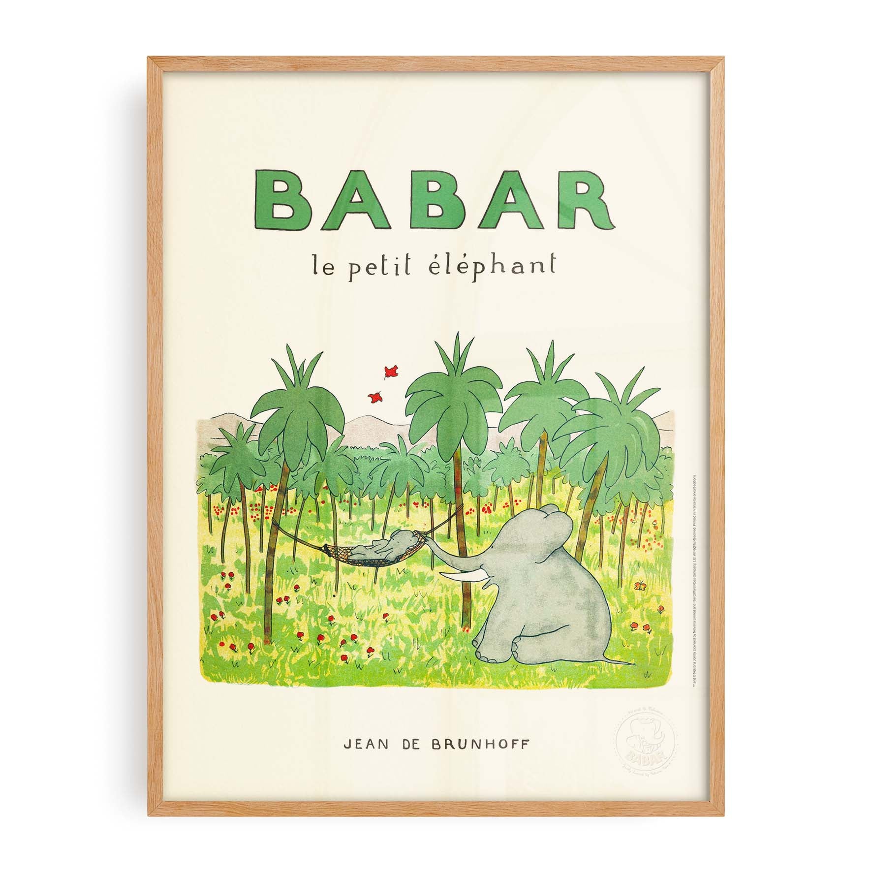 Affiche Babar le petit éléphant-oneart.fr