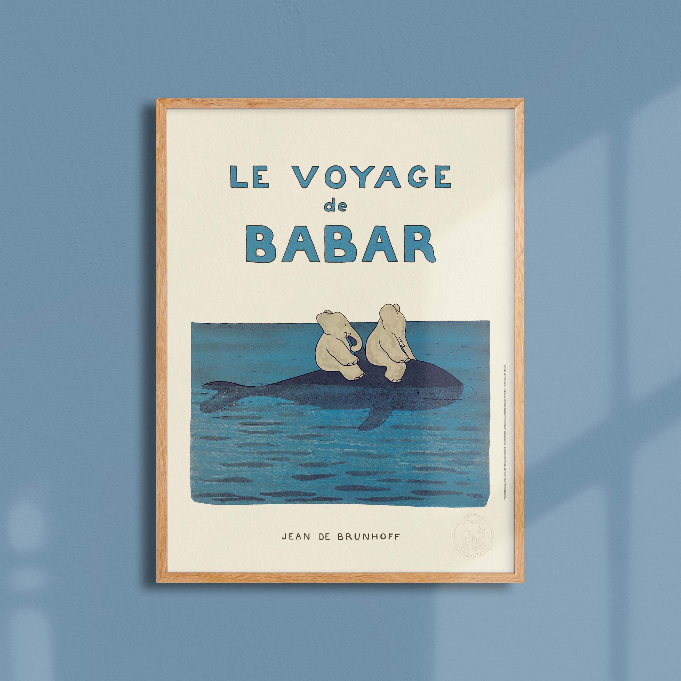 Affiche Le voyage de Babar-oneart.fr