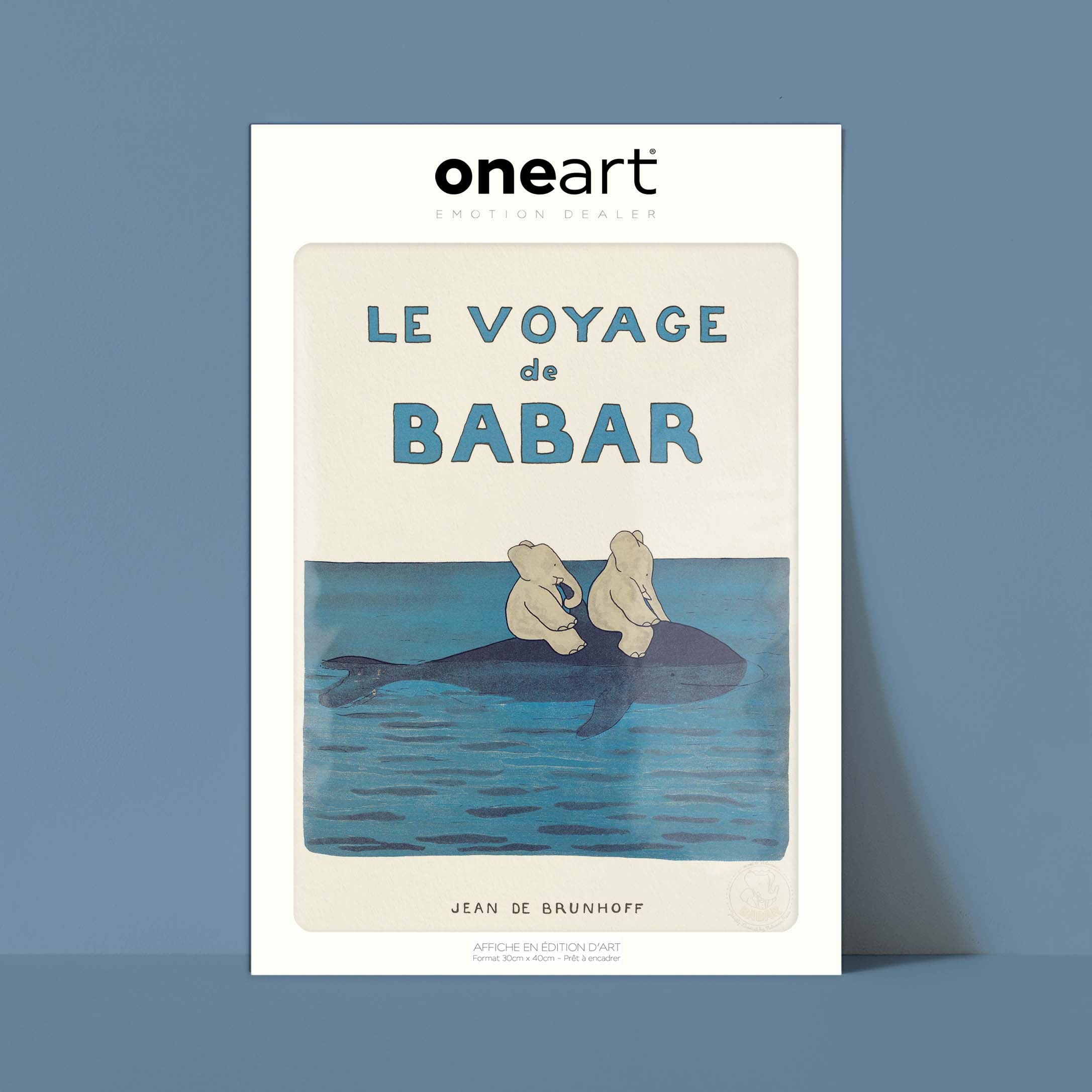 Affiche Le voyage de Babar-oneart.fr