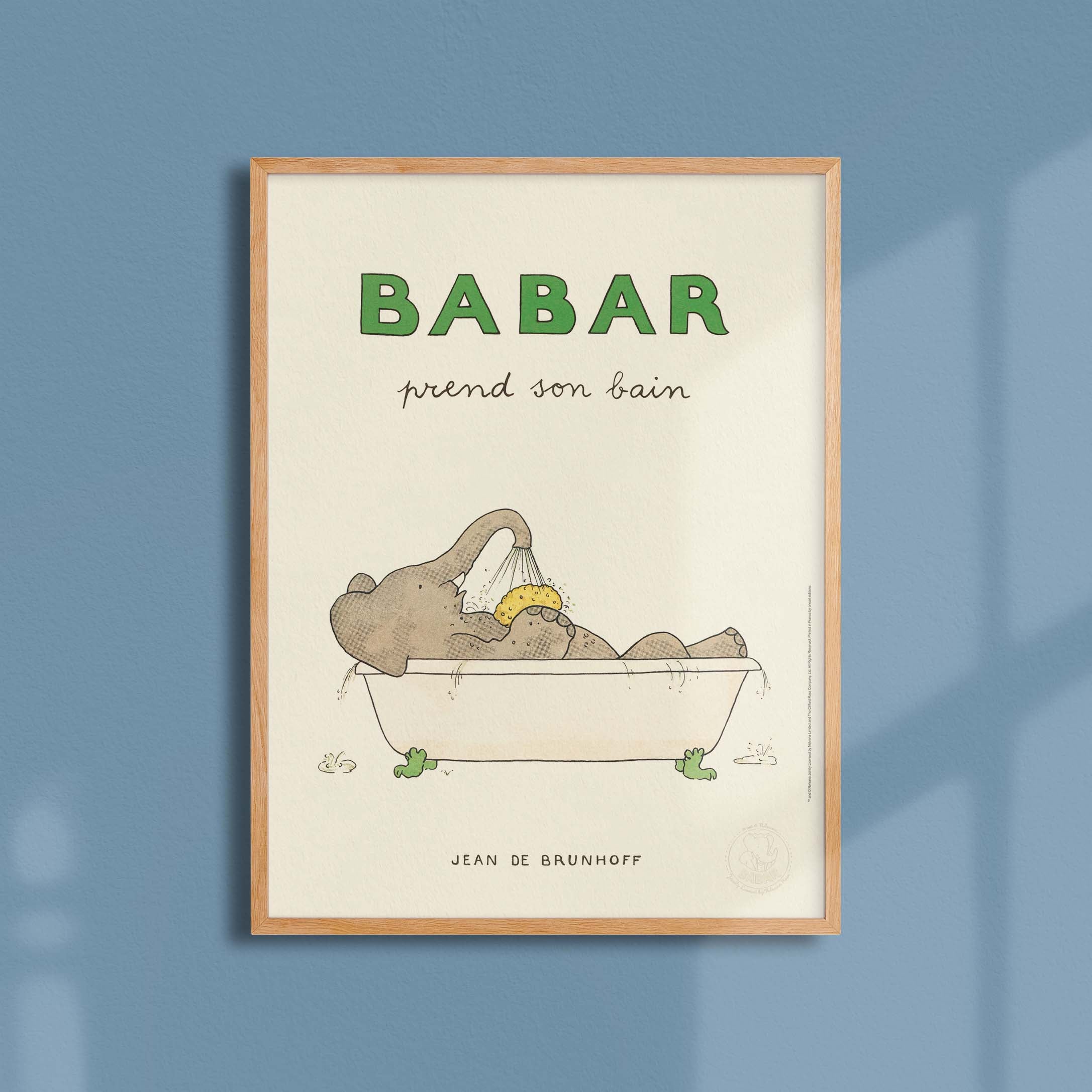Affiche "Les Imparfaits" Babar prend son bain