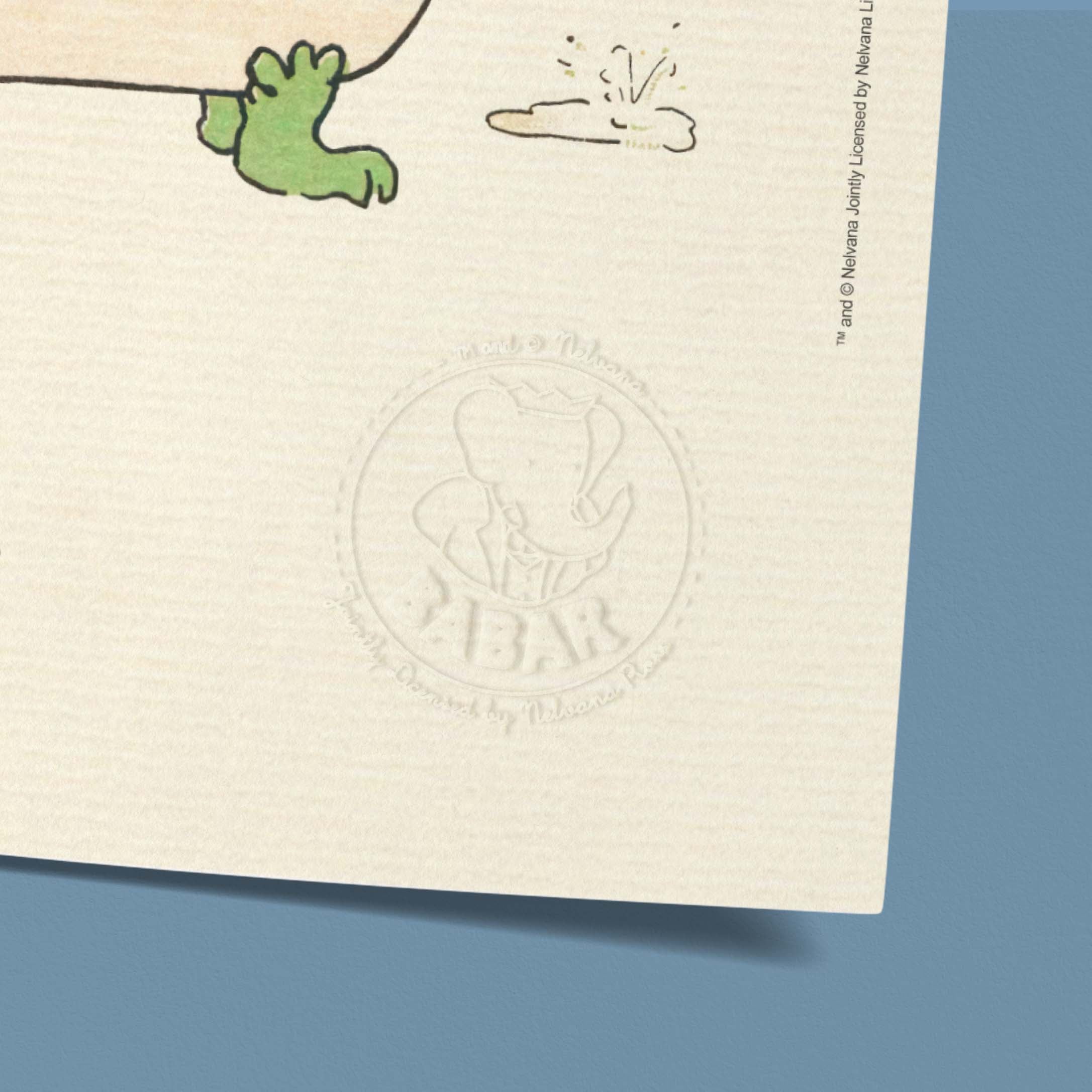 Affiche Babar prend son bain-oneart.fr