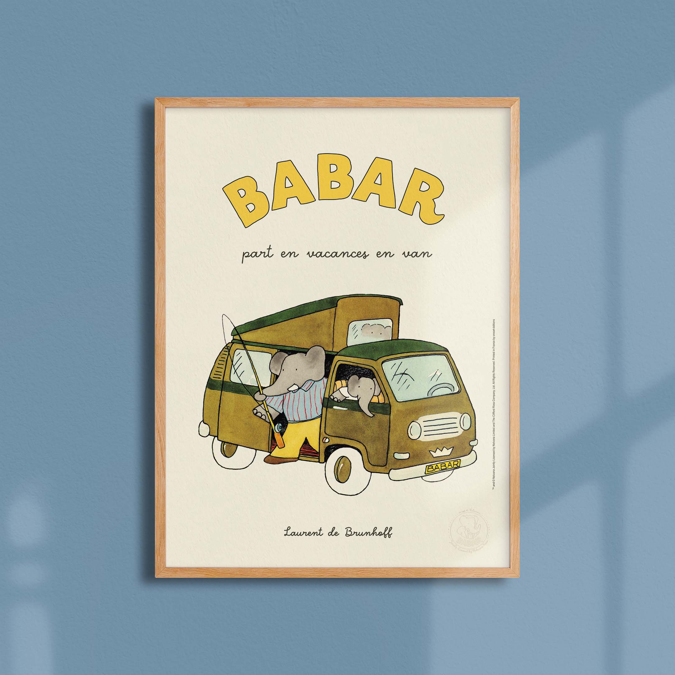 Poster Babar goes on vacation in a van