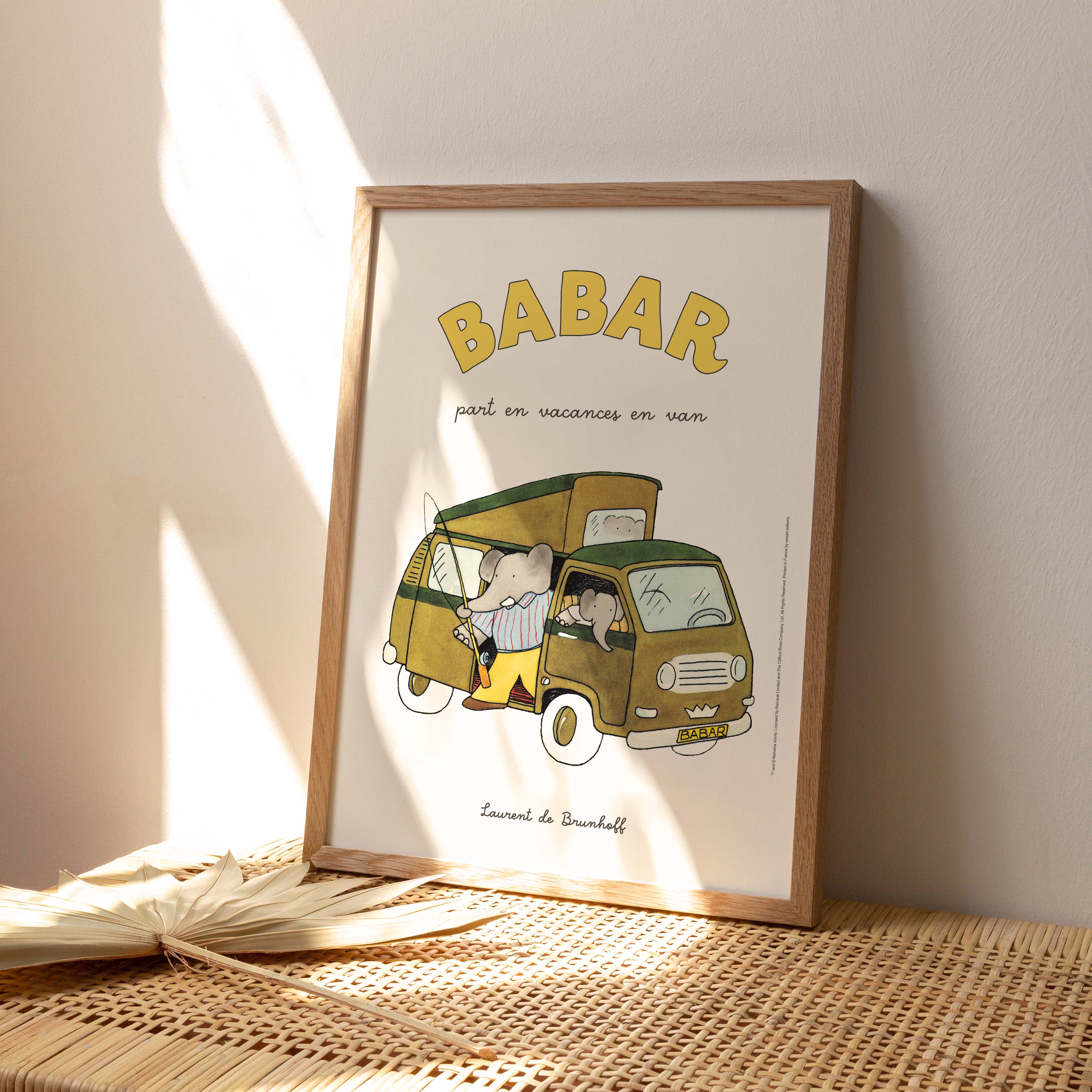 Poster Babar goes on vacation in a van
