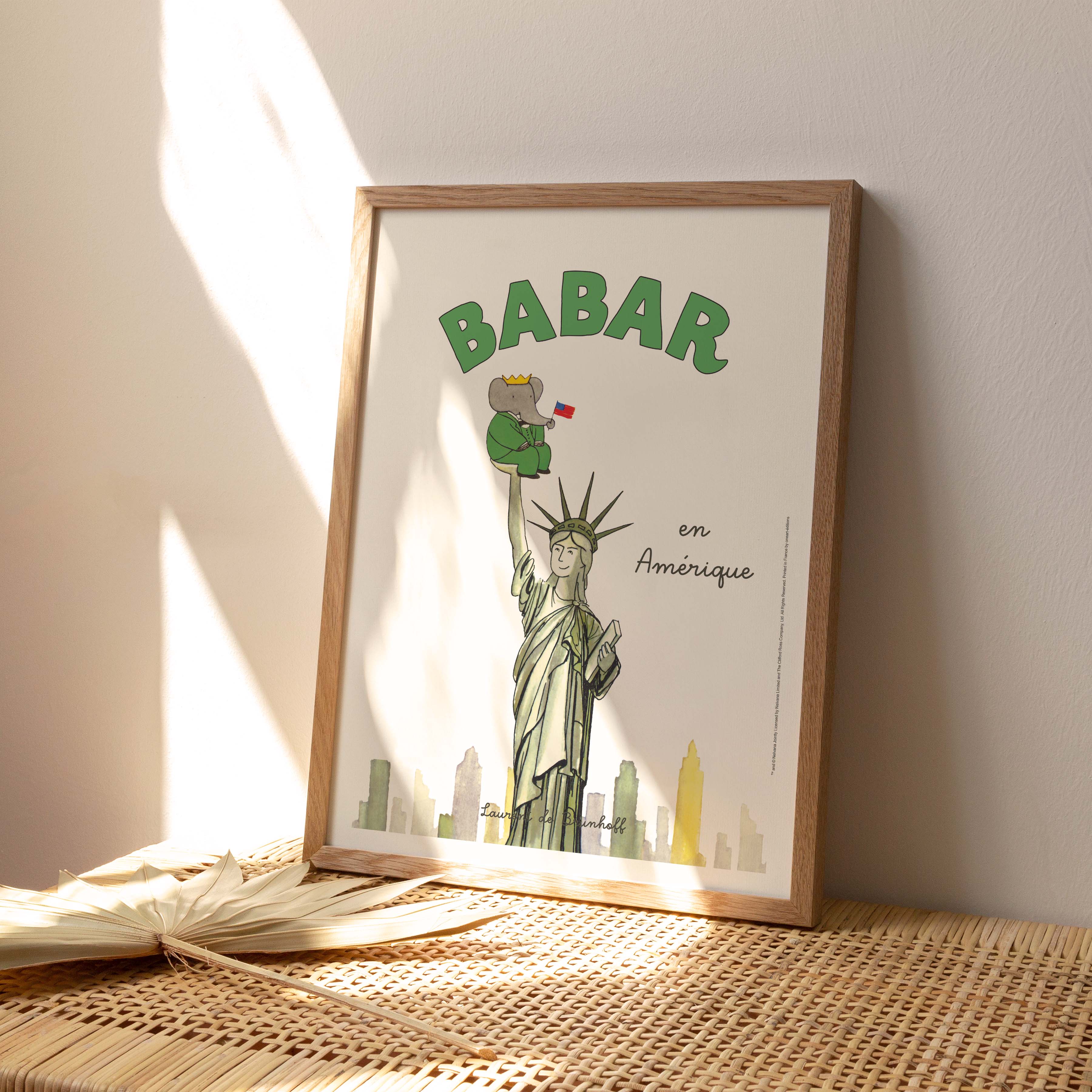 Affiche "Les Imparfaits" Babar en Amérique