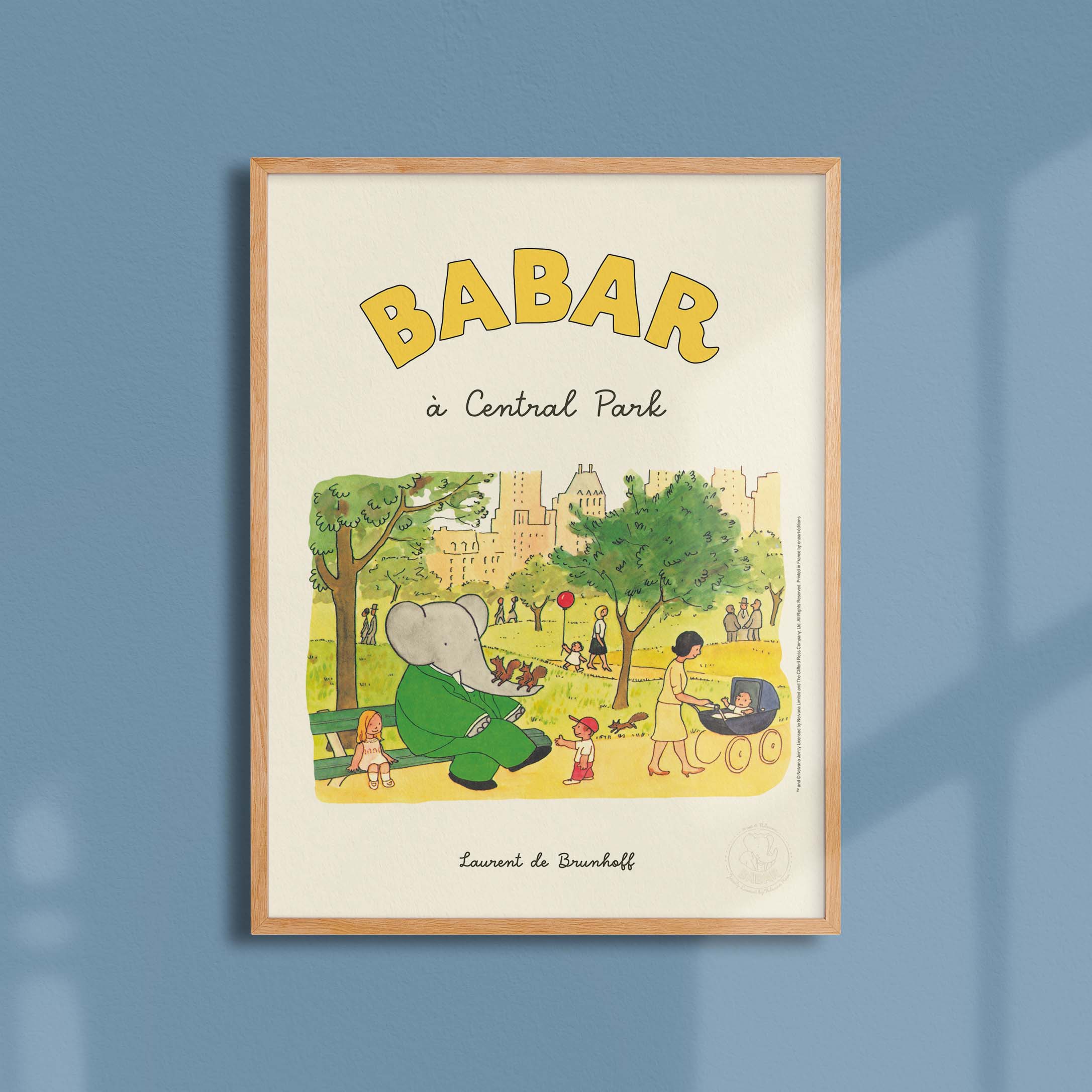 Affiche "Les Imparfaits" Babar à Central Park