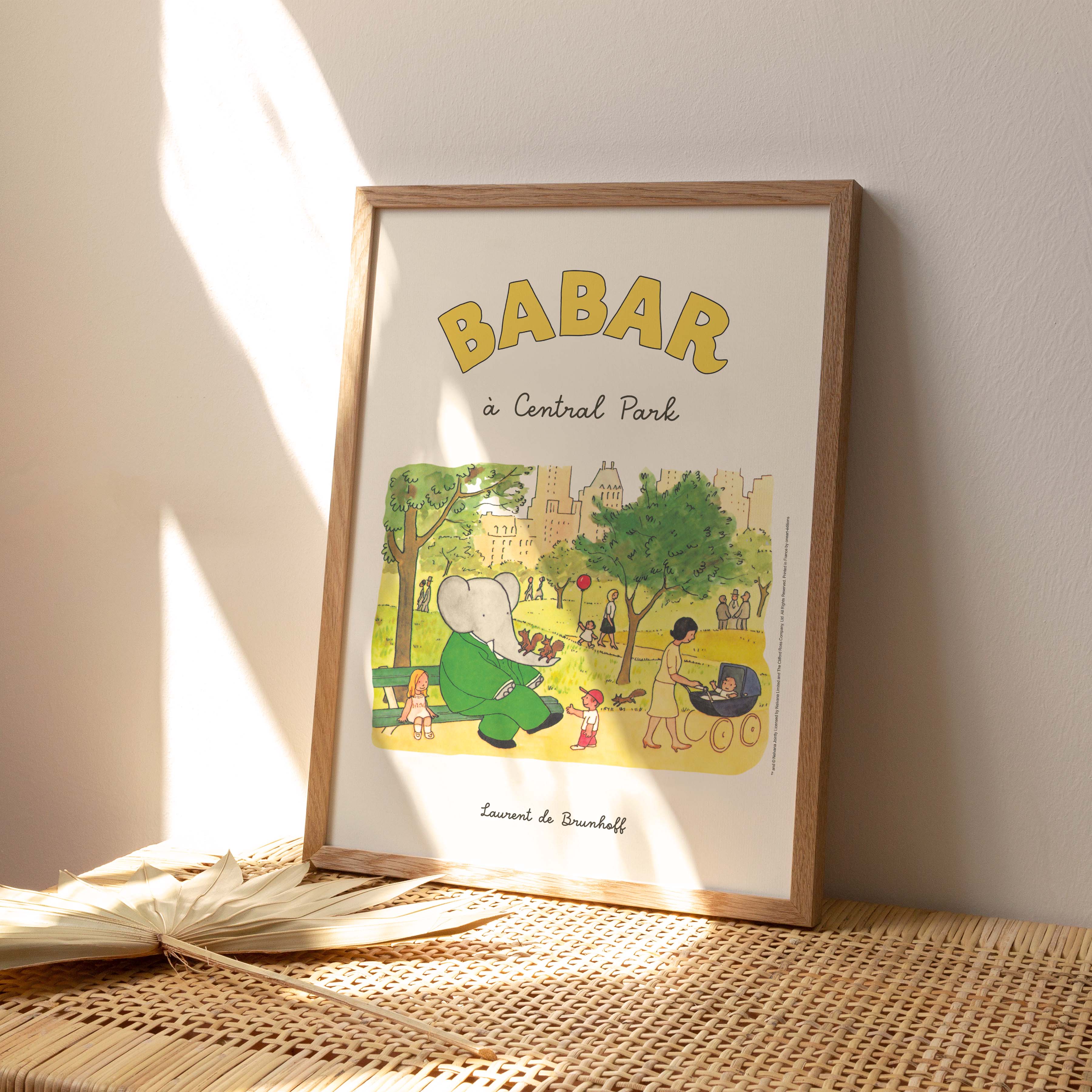Affiche "Les Imparfaits" Babar à Central Park