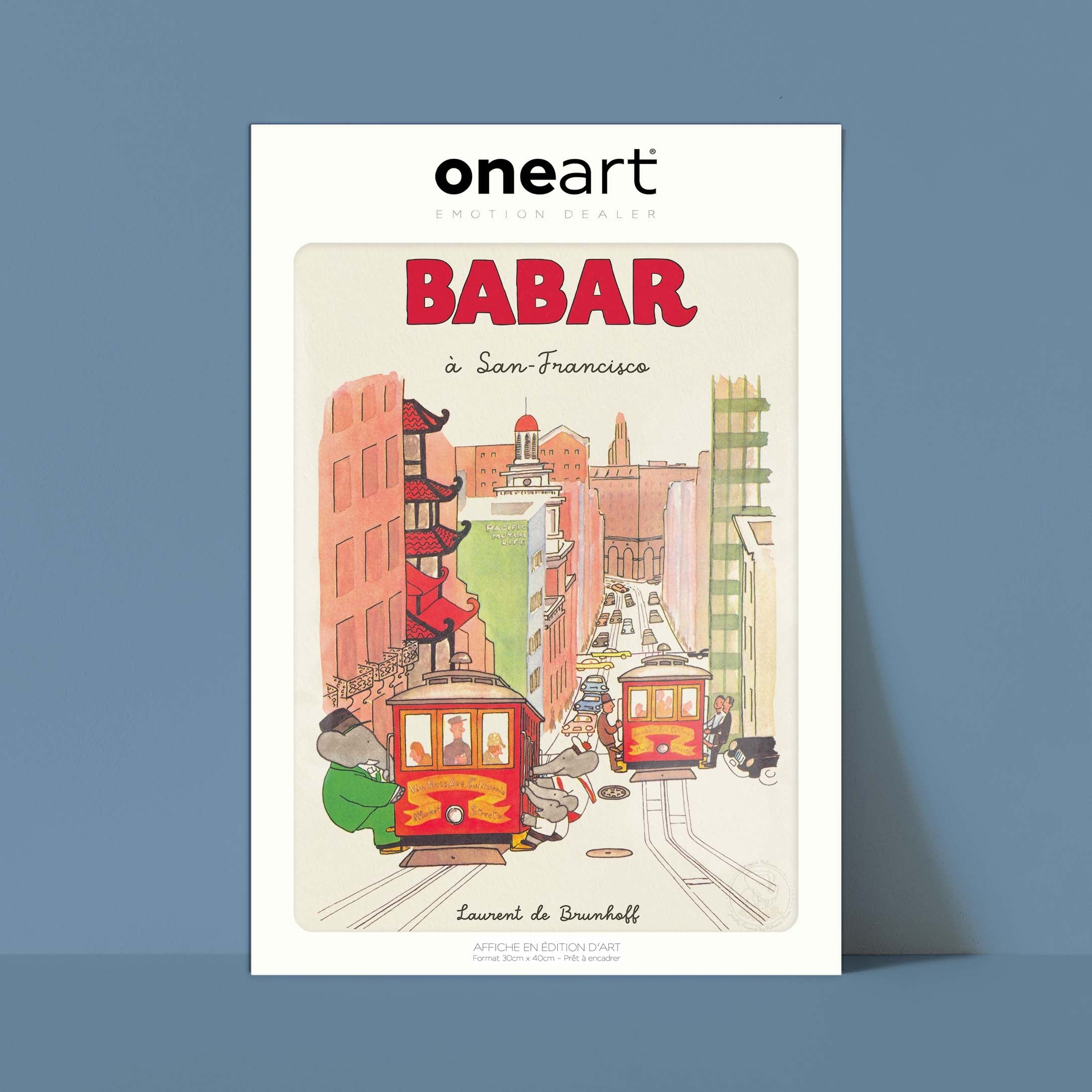 Affiche "Les Imparfaits" Babar à San Francisco