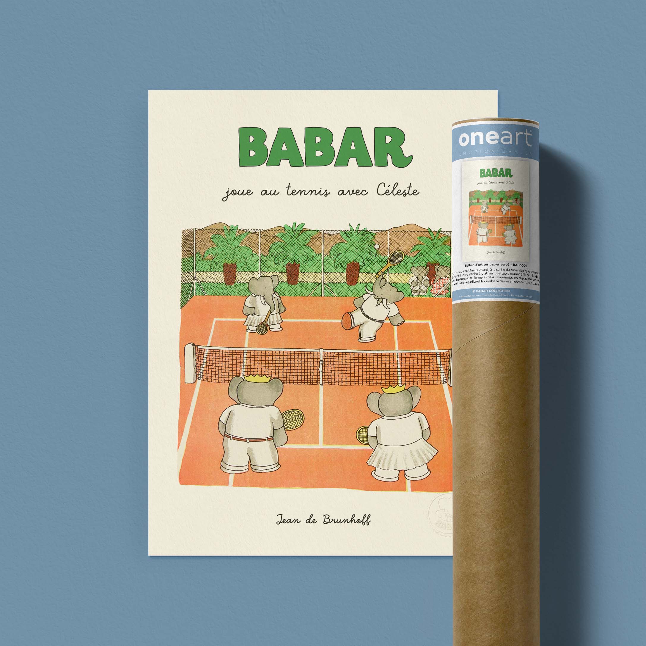 Poster Babar gioca a tennis con Céleste