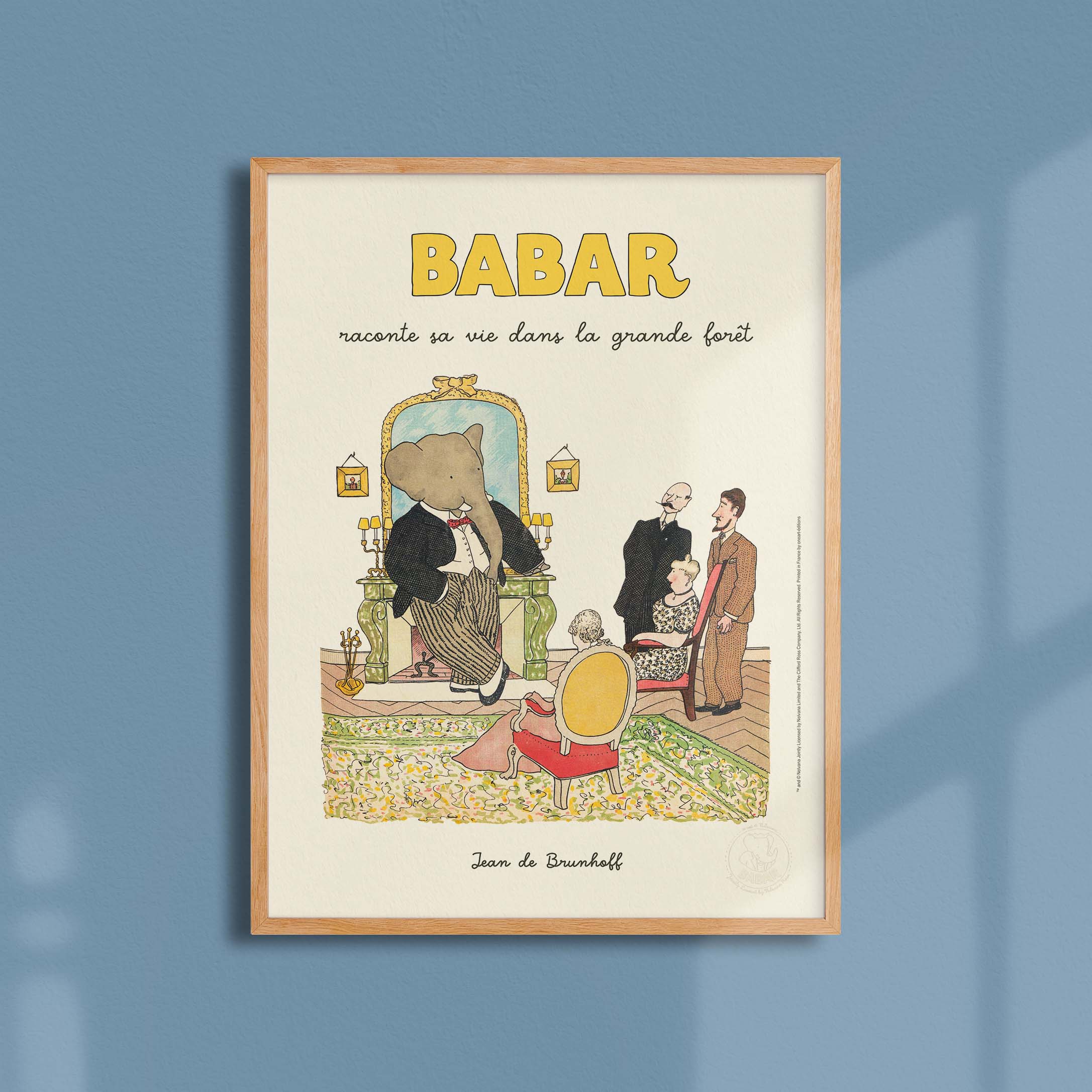 Locandina Babar racconta la sua vita nella grande foresta