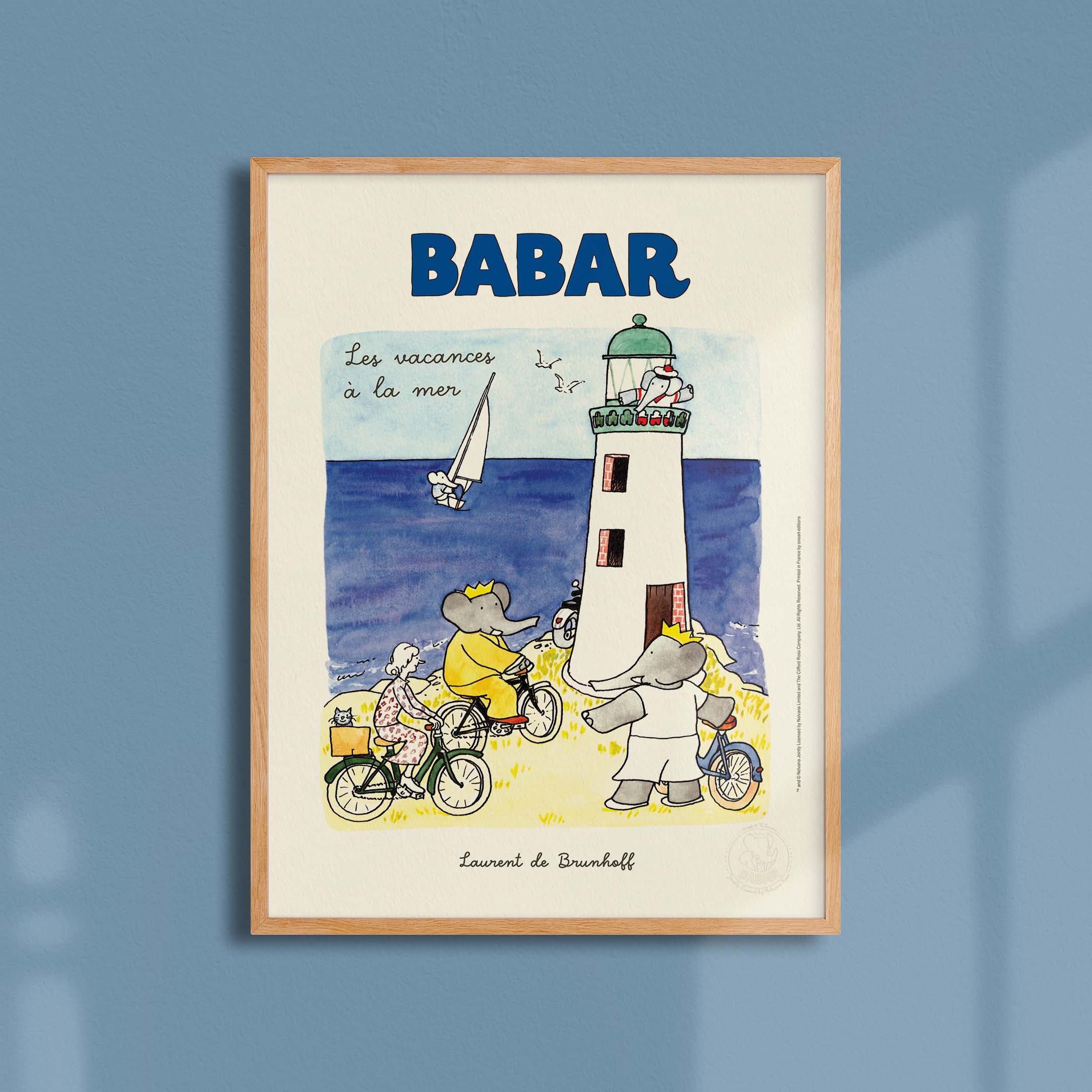 Affiche "Les Imparfaits" Babar Les vacances à la mer