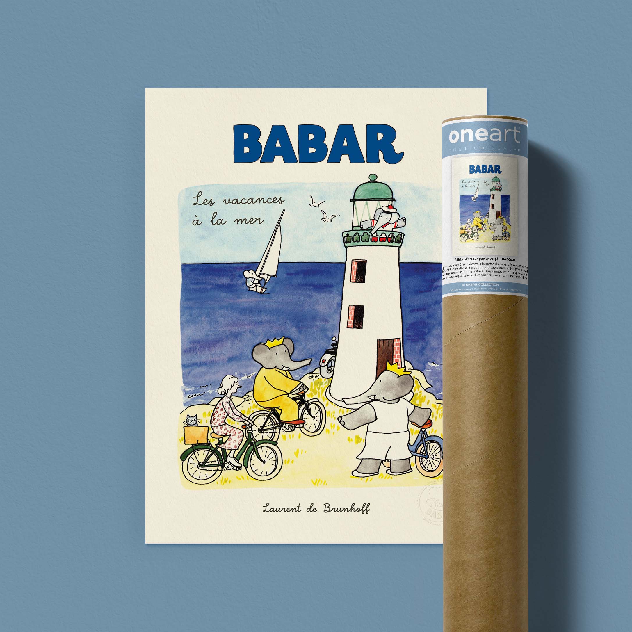 Poster Babar Le vacanze al mare