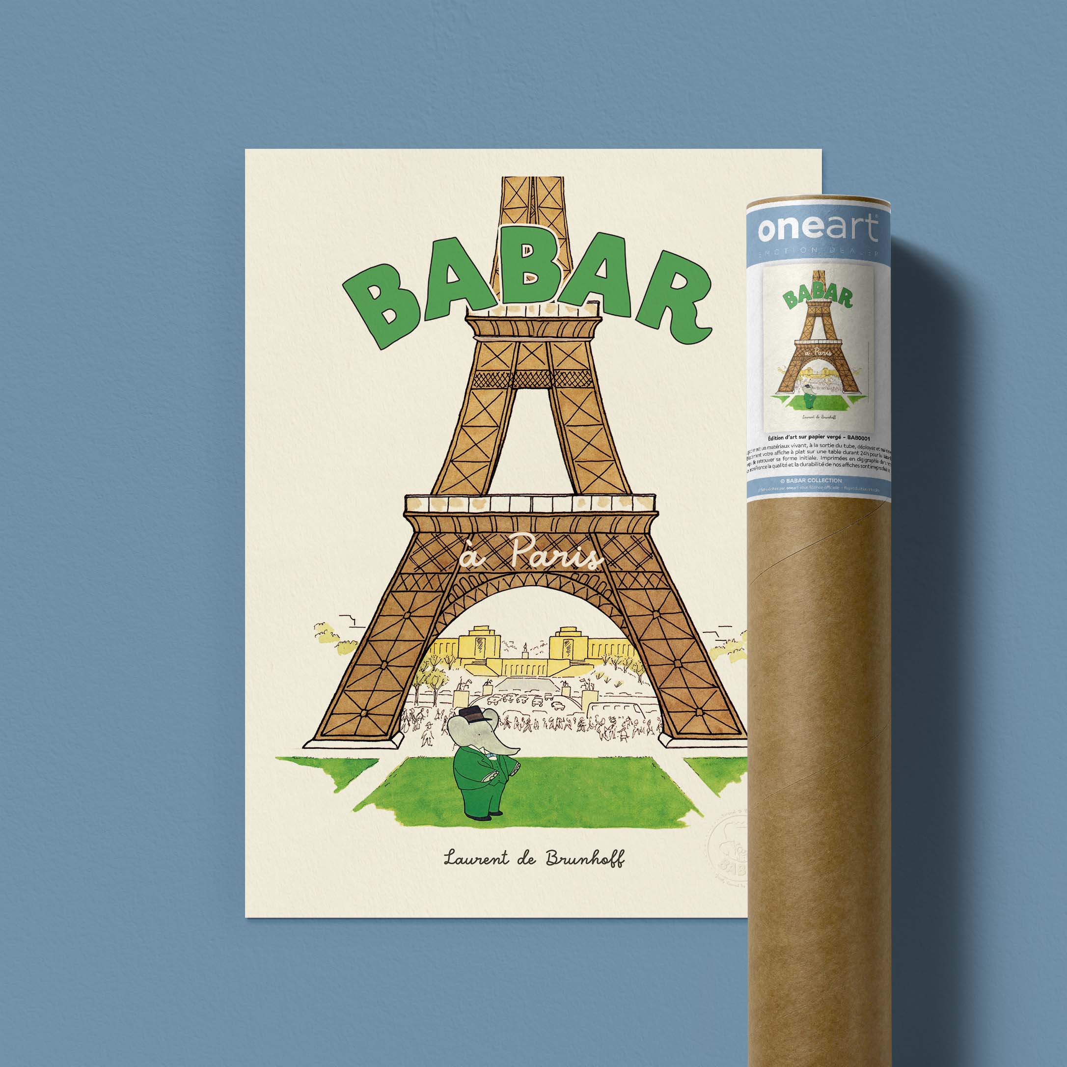 Affiche Babar à Paris
