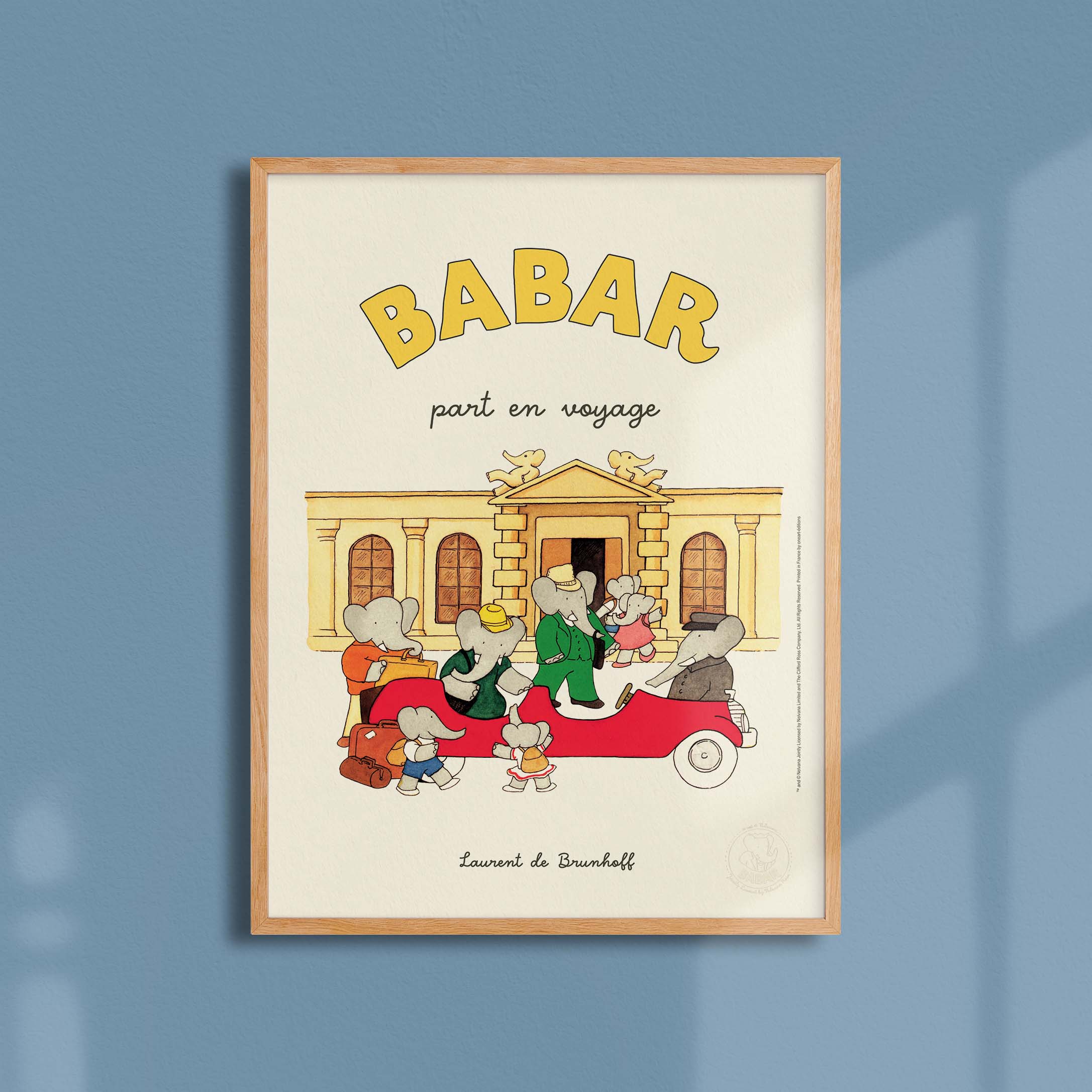 Affiche "Les Imparfaits" Babar part en voyage