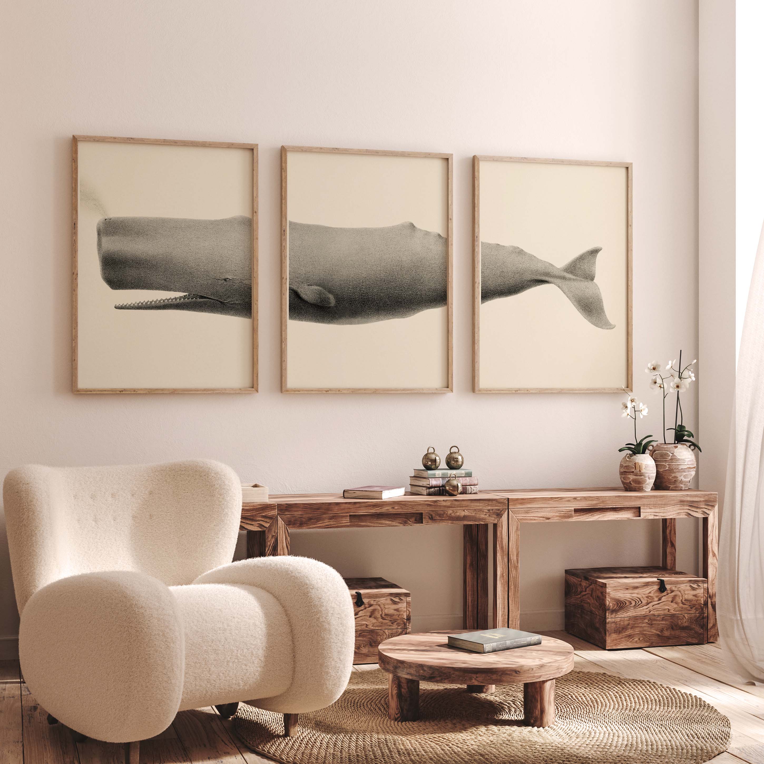 Triptyque - Le cachalot-oneart.fr