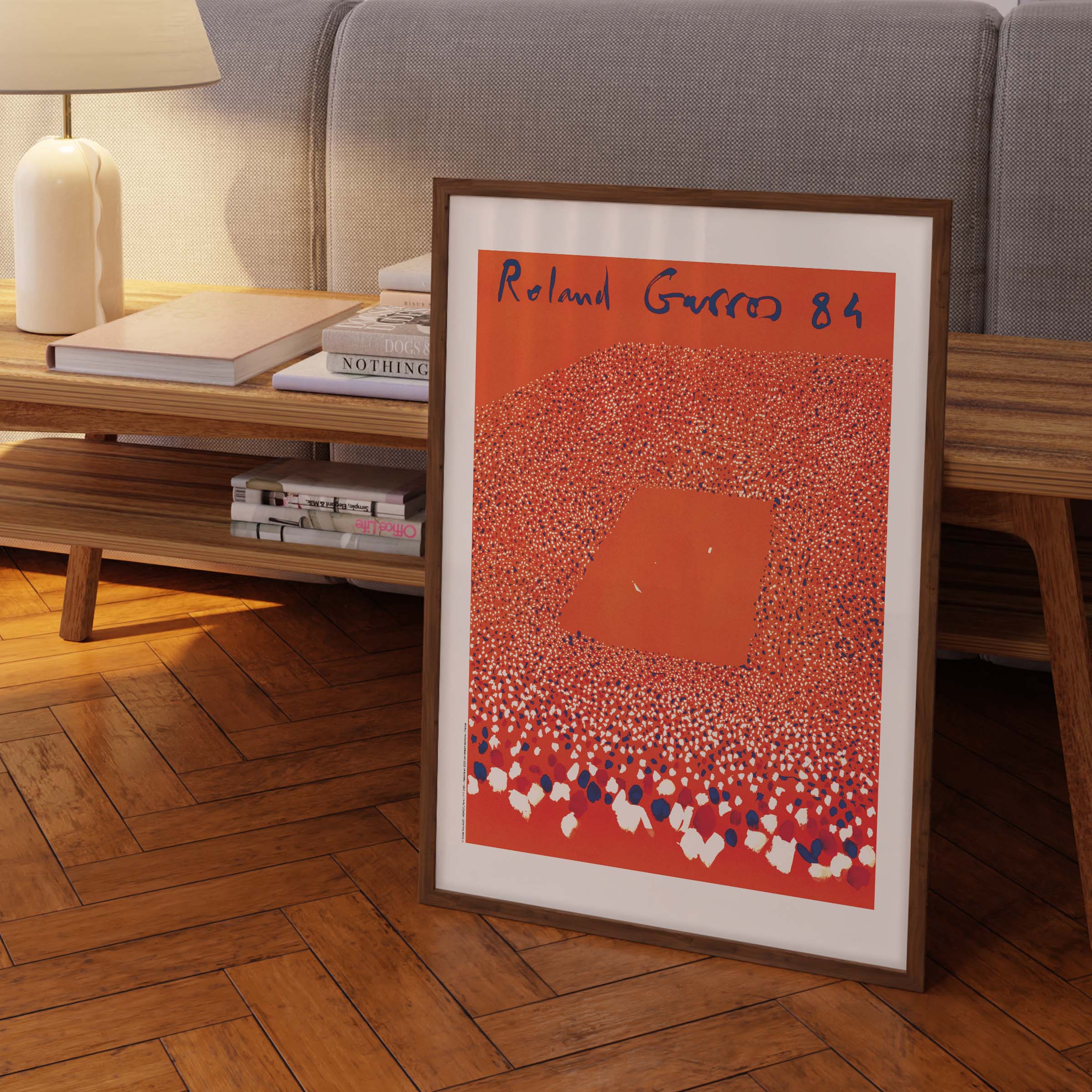 Affiche Roland-Garros 1984 par Gilles AILLAUD