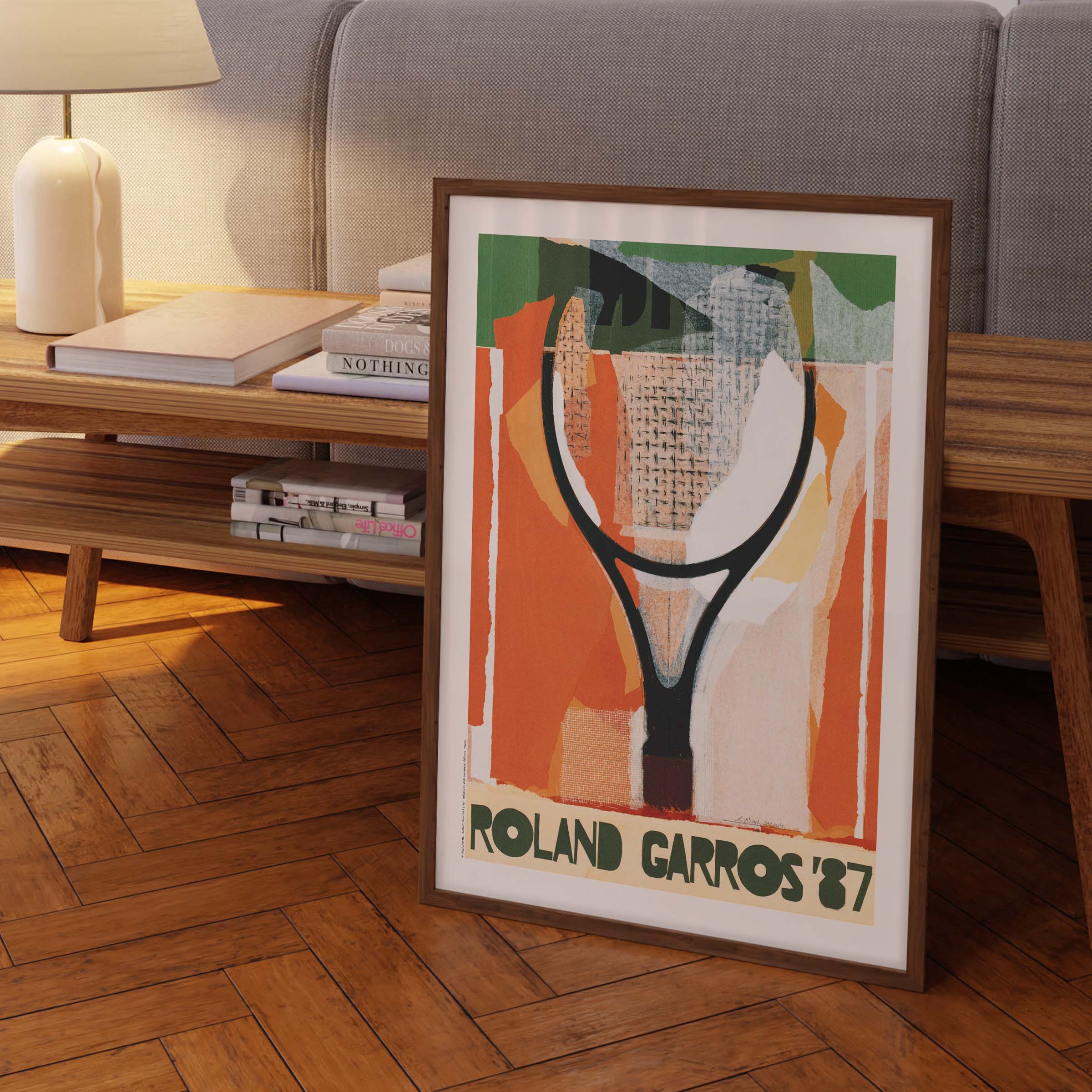 Affiche Roland-Garros 1987 par Gérard TITUS-CARMEL