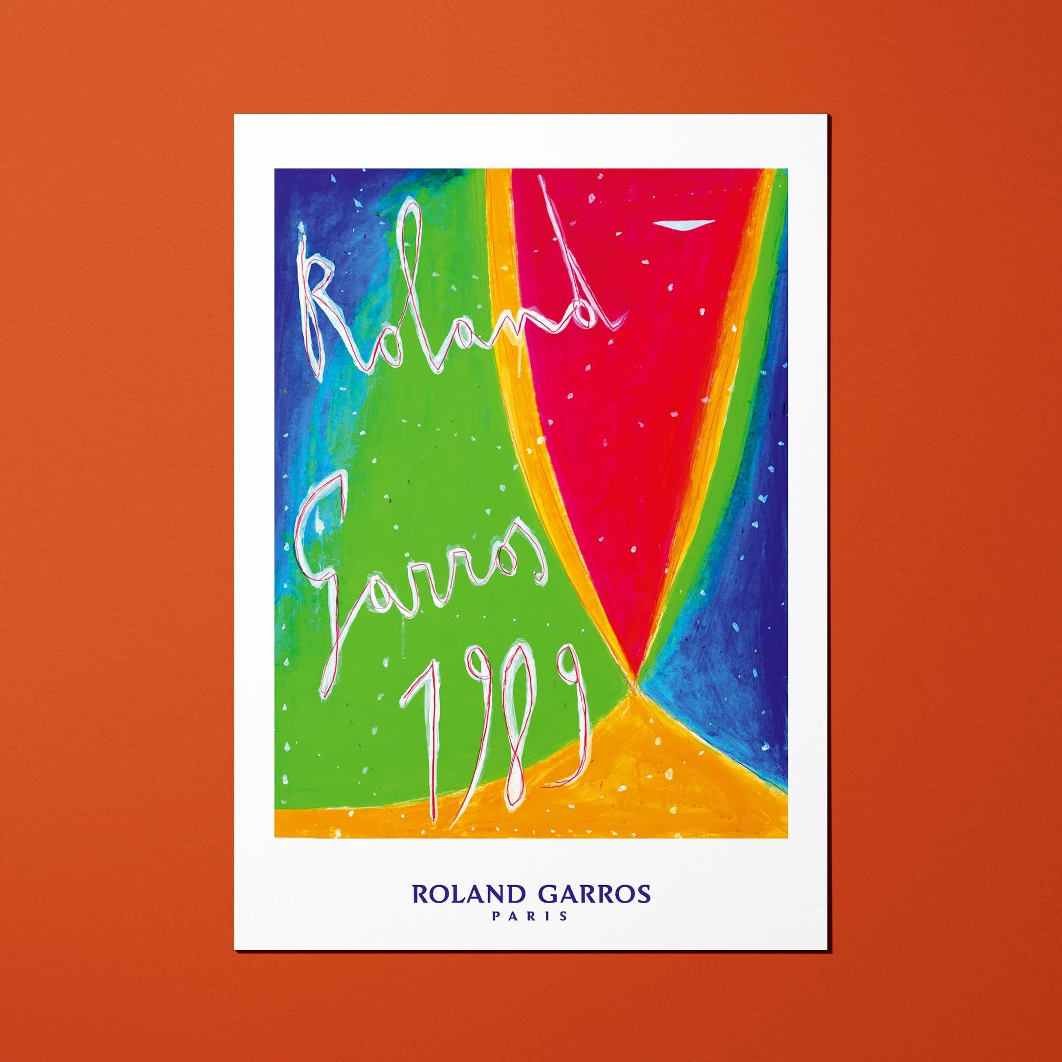 Carte postale Roland-Garros 1989 par Nicola DE MARIA