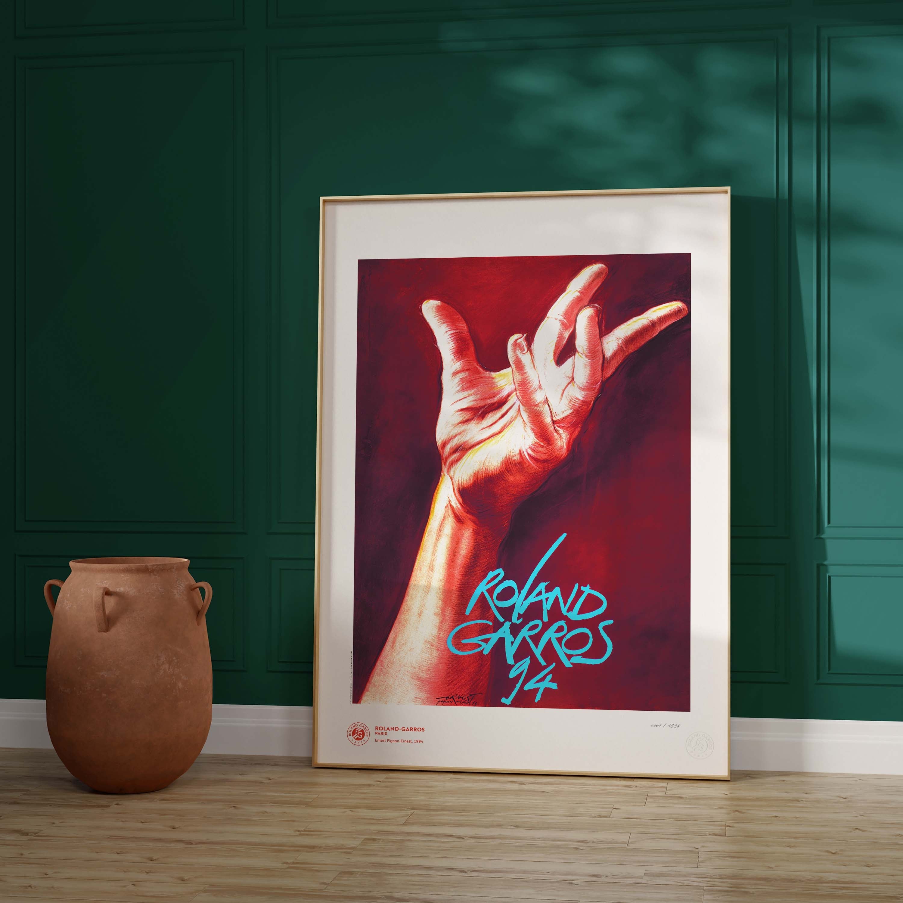 ÉDITION LIMITÉE PREMIUM - Affiche Roland-Garros 1994 par Ernest PIGNON-ERNEST