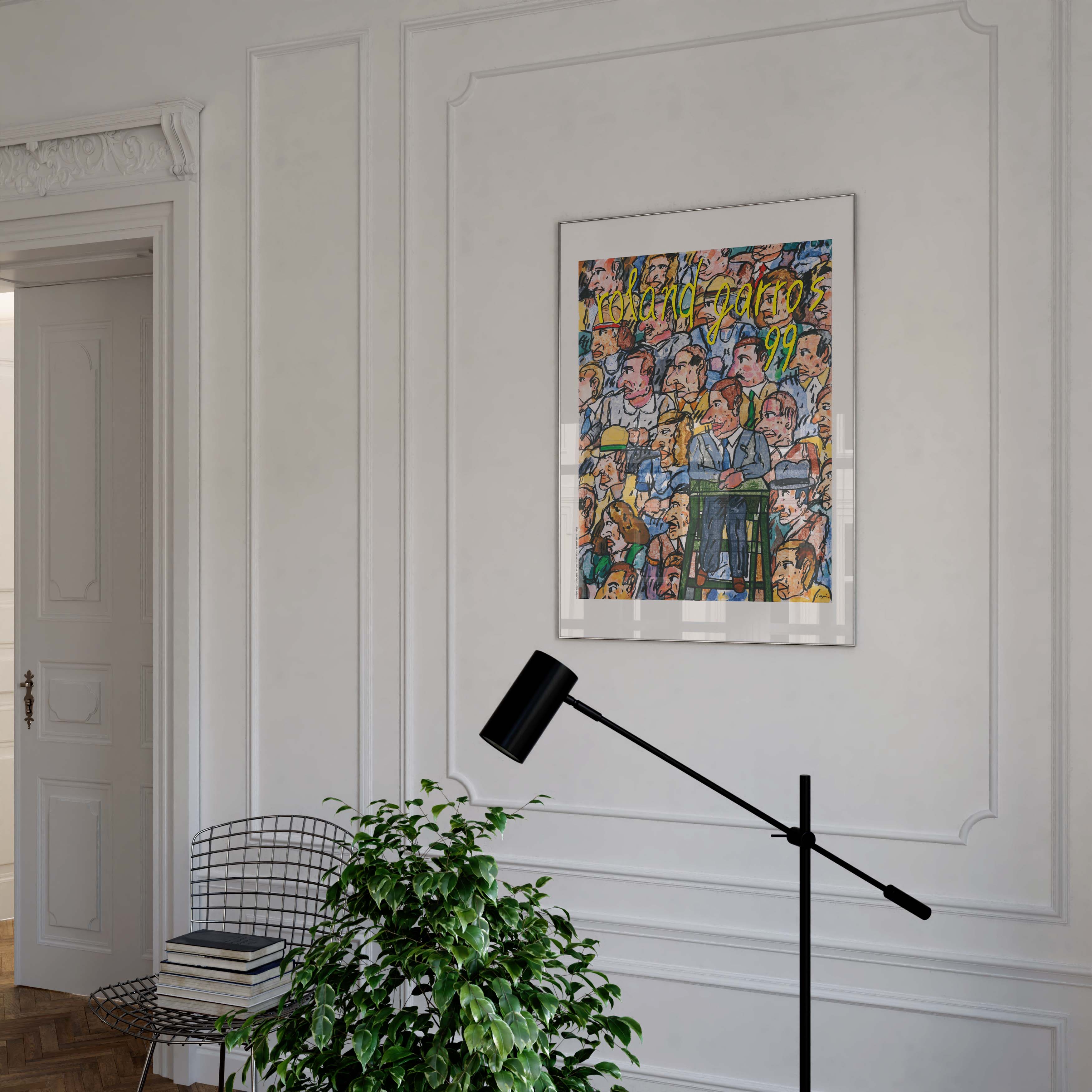 Affiche "Les Imparfaits" Roland-Garros 1999 par Antonio SEGUI