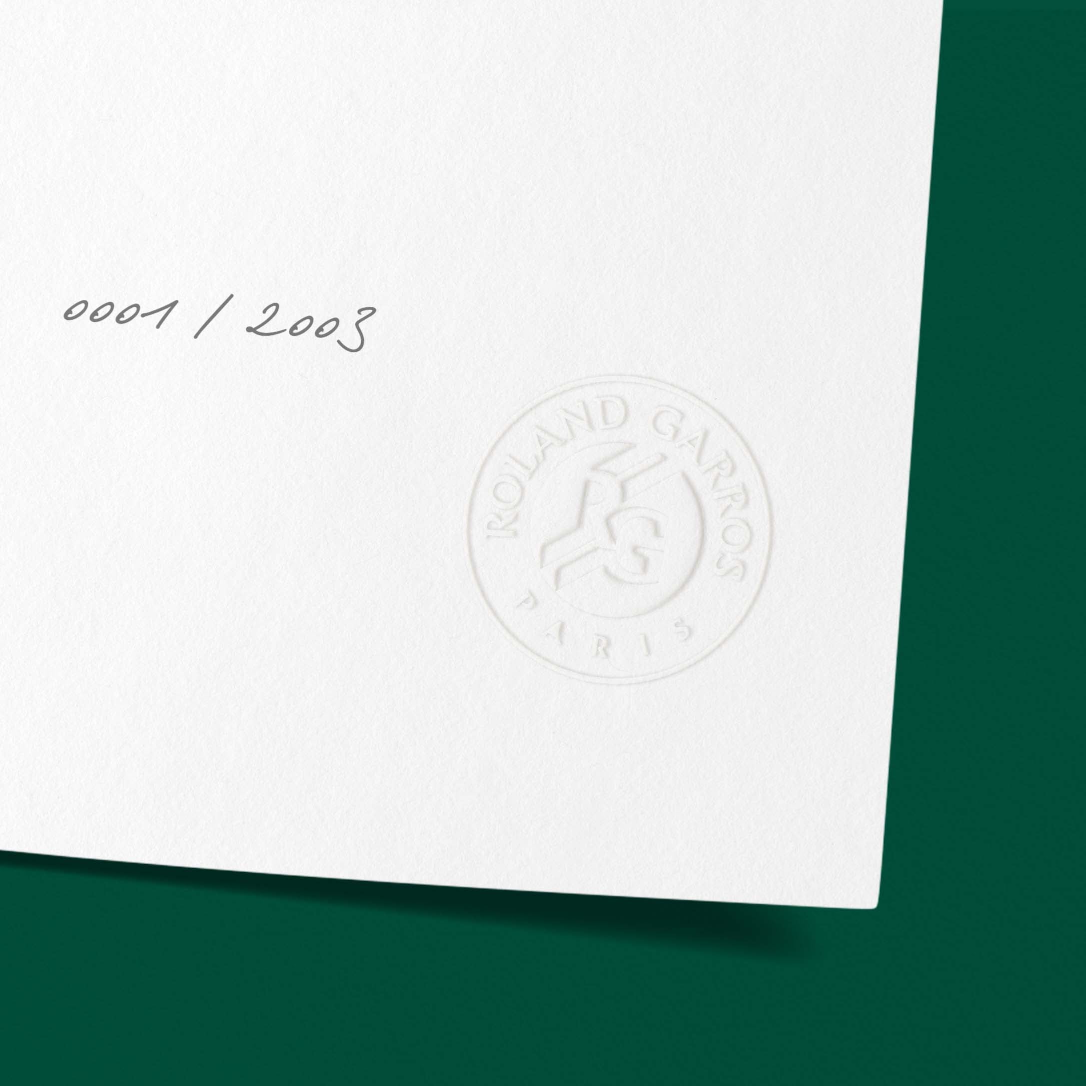 ÉDITION LIMITÉE PREMIUM - Affiche Roland-Garros 2003 par Jane HAMMOND