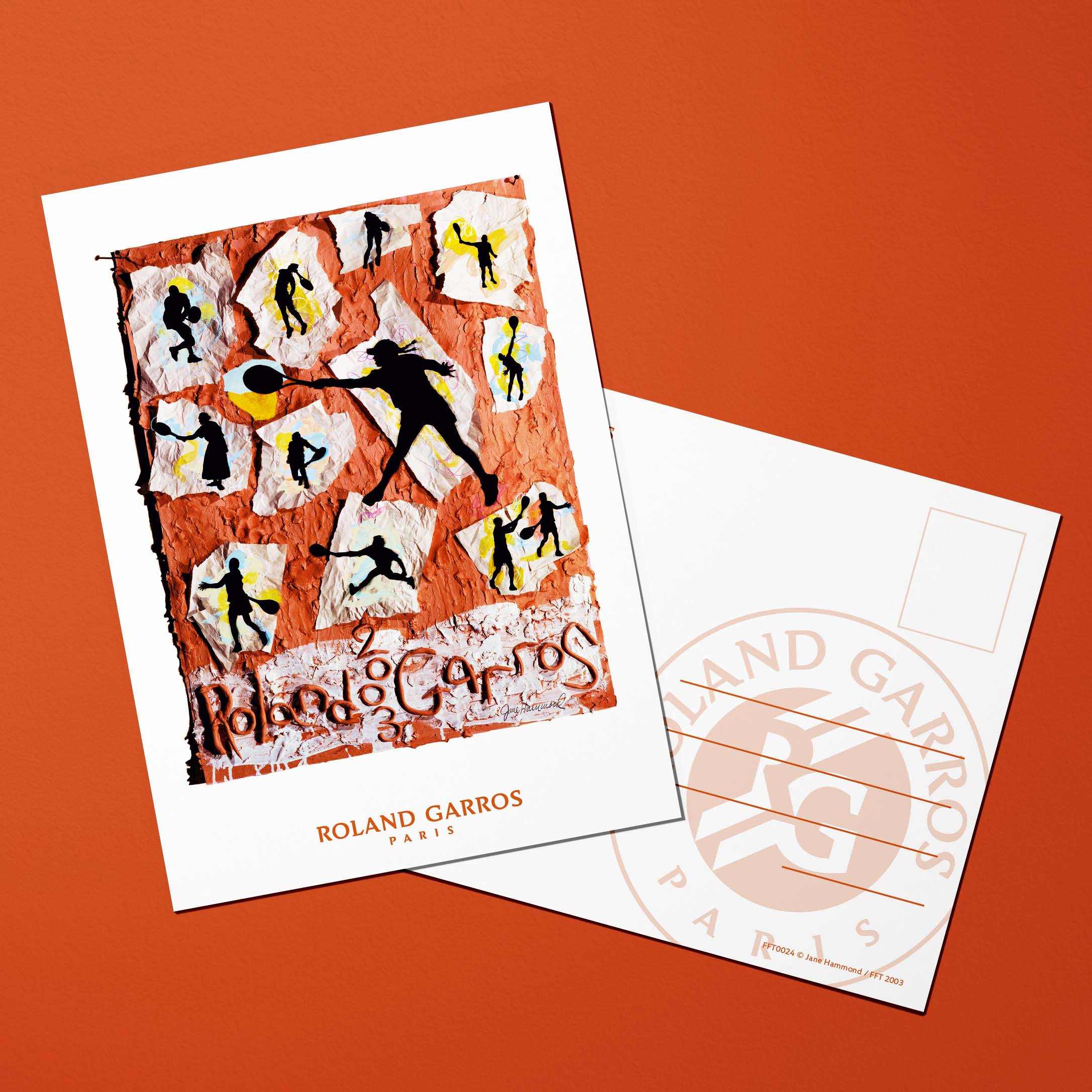 Cartolina Roland-Garros 2003 di Jane HAMMOND