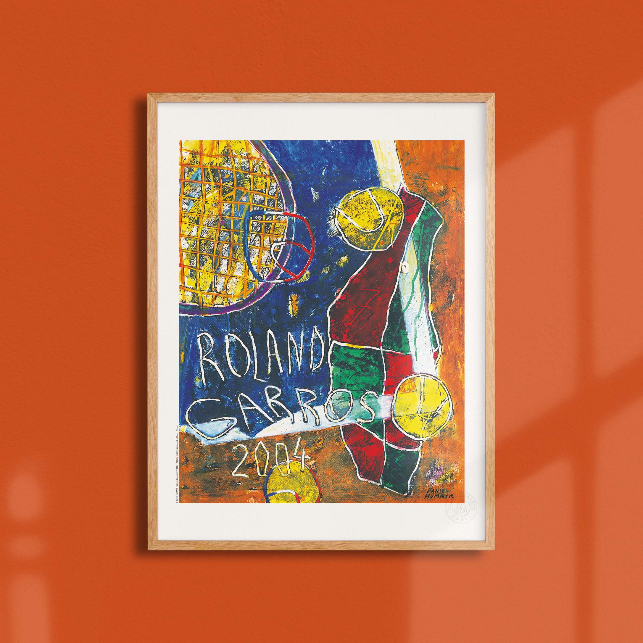 Affiche "Les Imparfaits" Roland-Garros 2004 par Daniel HUMAIR