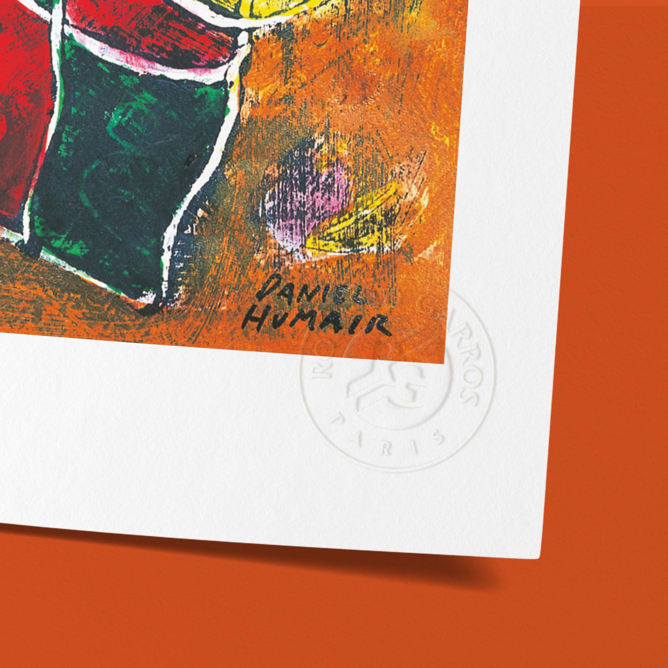 Affiche Roland-Garros 2004 par Daniel HUMAIR
